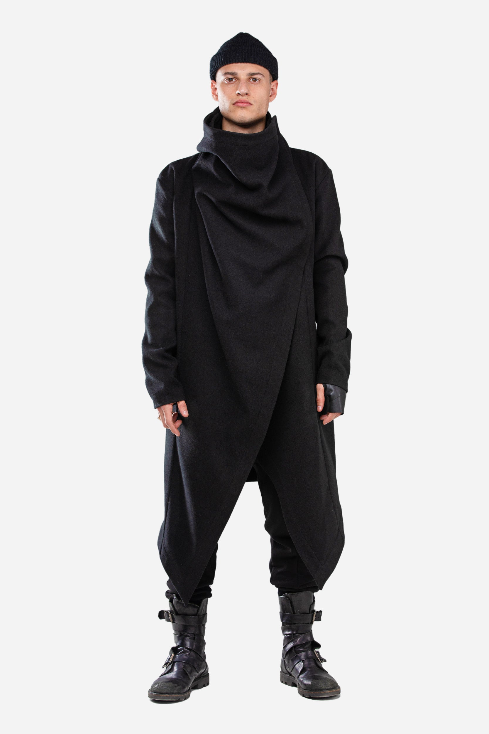 Oversized Geometric Loose Fit Coat