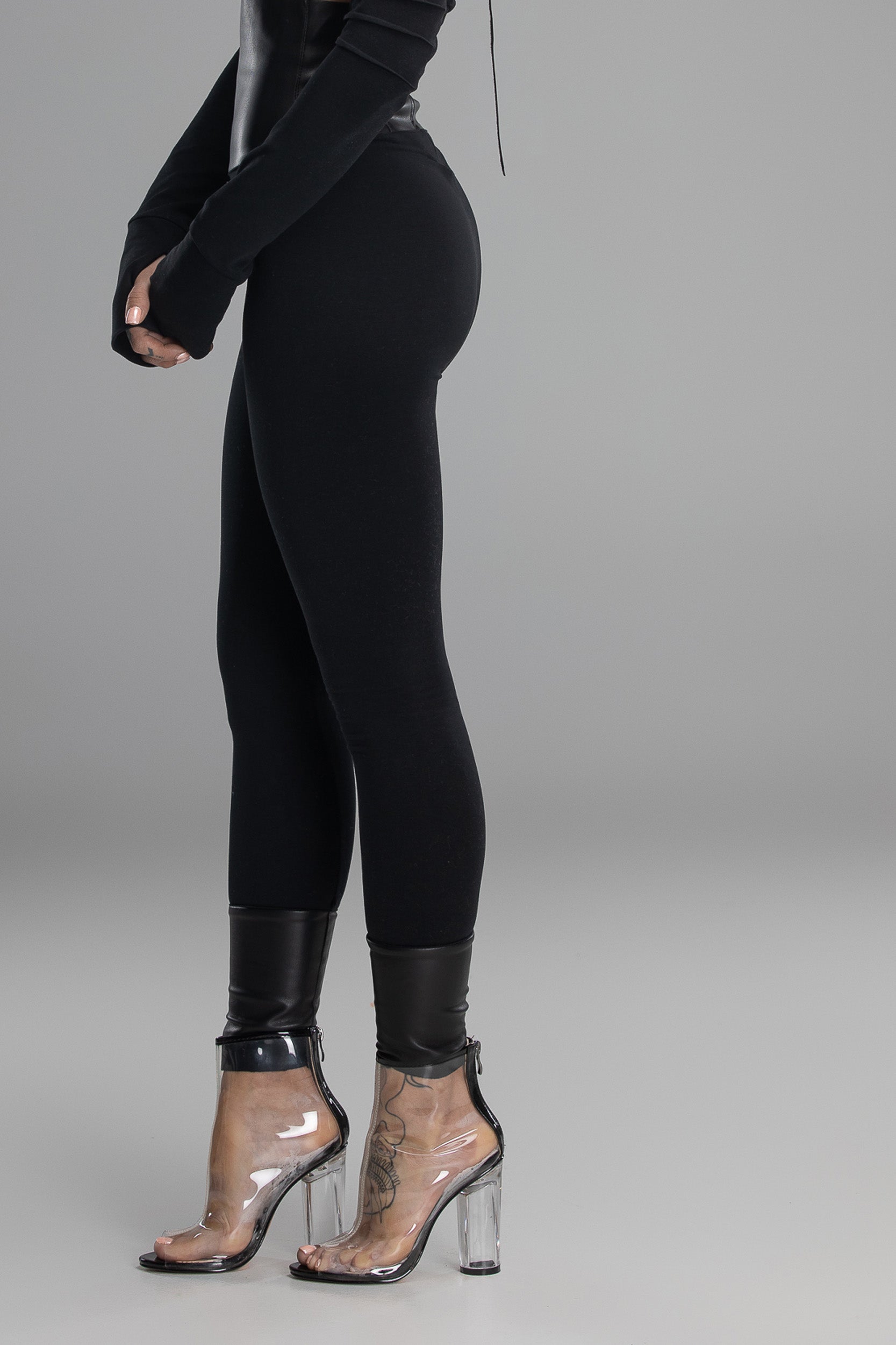 High waist corset leggings