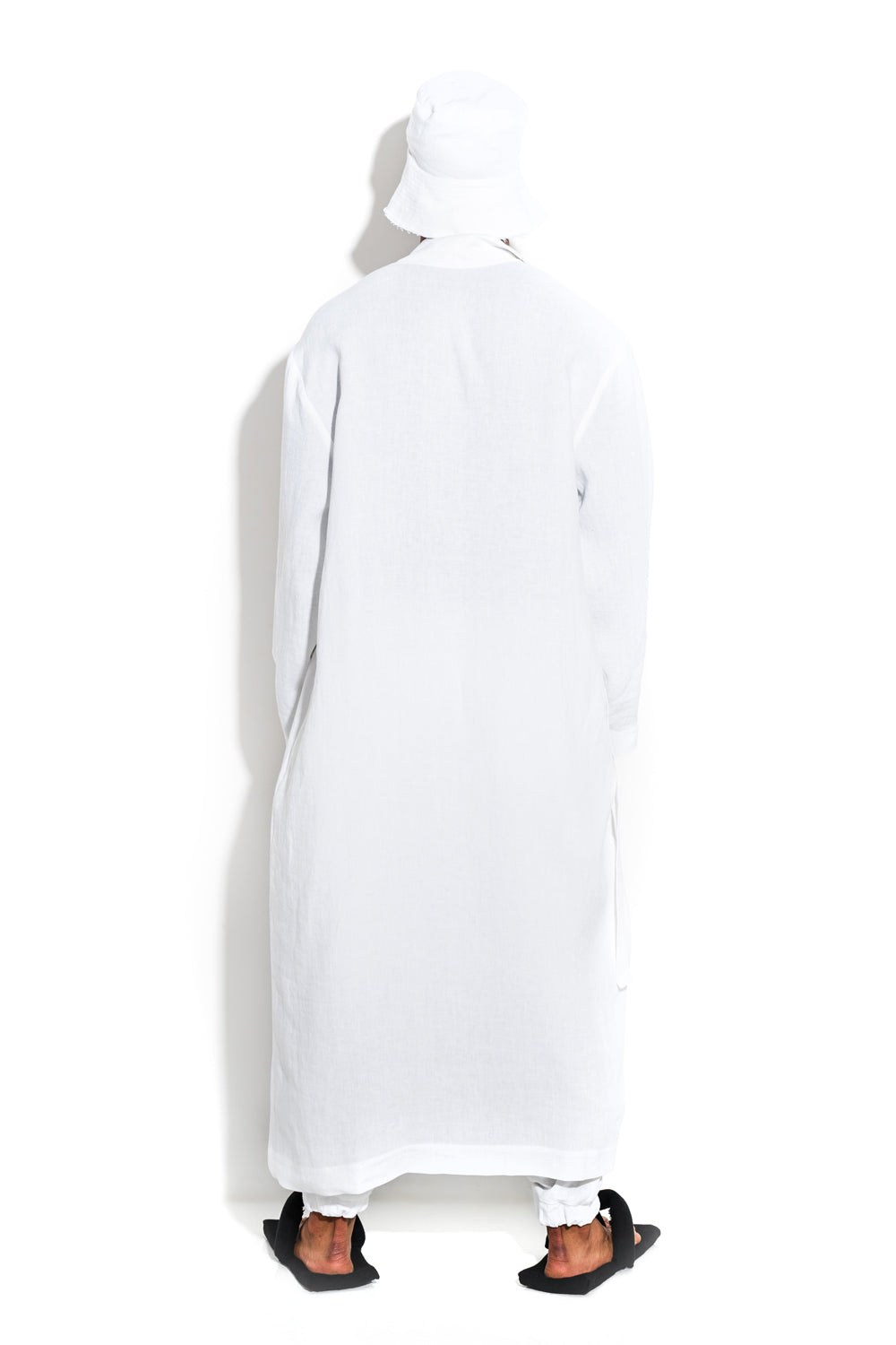 Maxi linen kimono