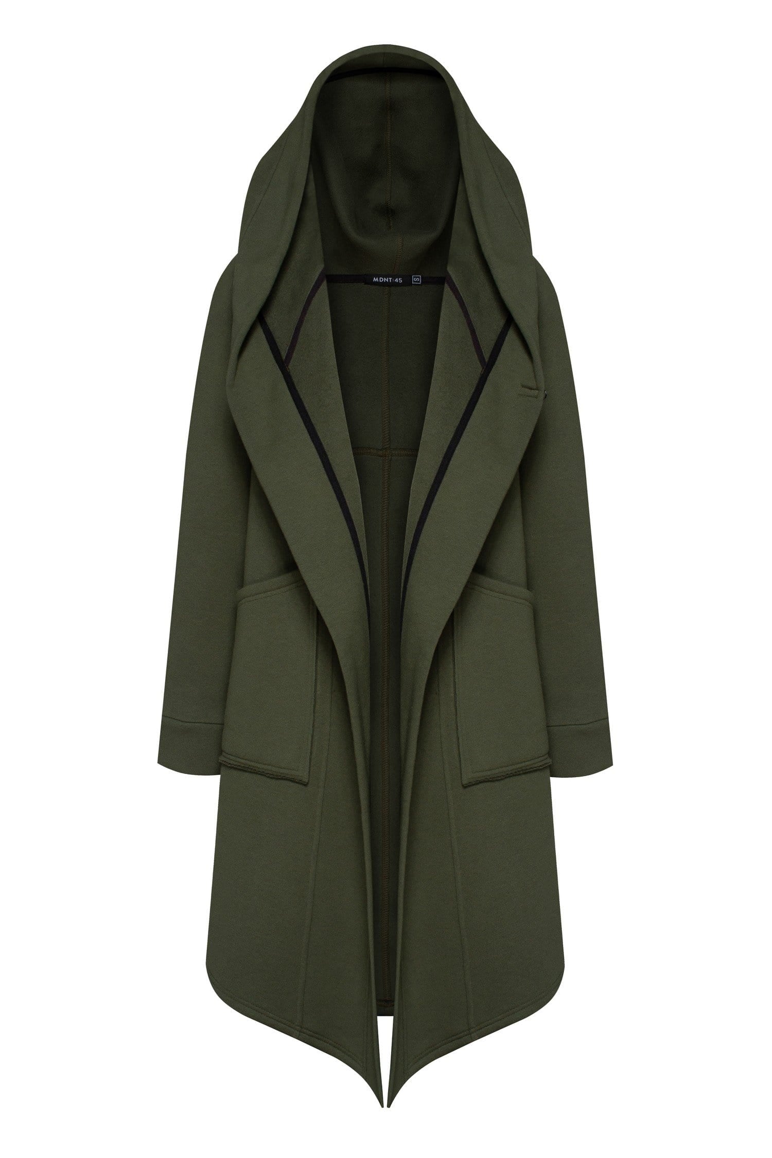 MDNT45 Coats & Jackets for Woman Khaki Hooded Jacket