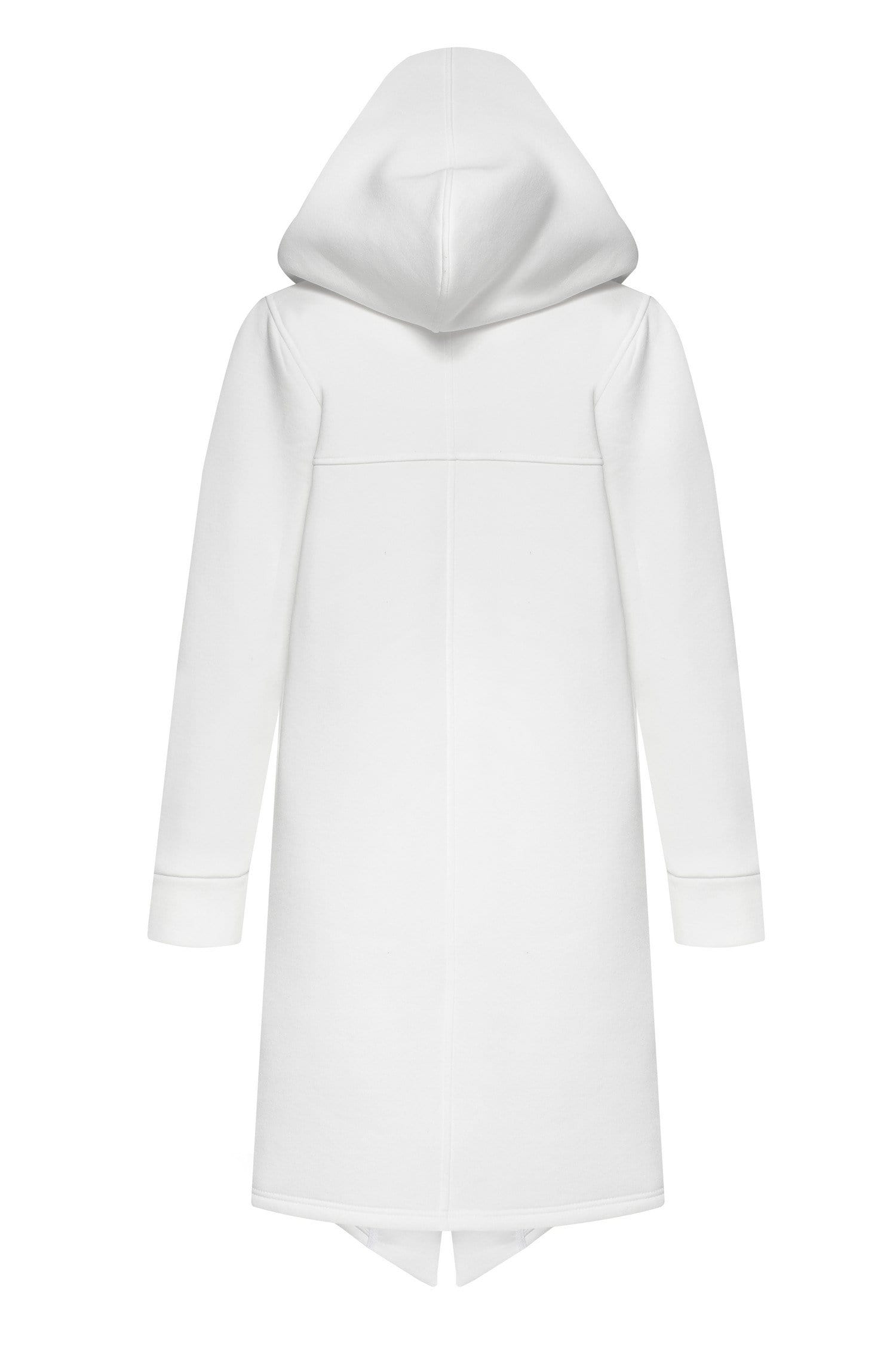 MDNT45 Coats & Jackets for Woman White Hoodie Mantle