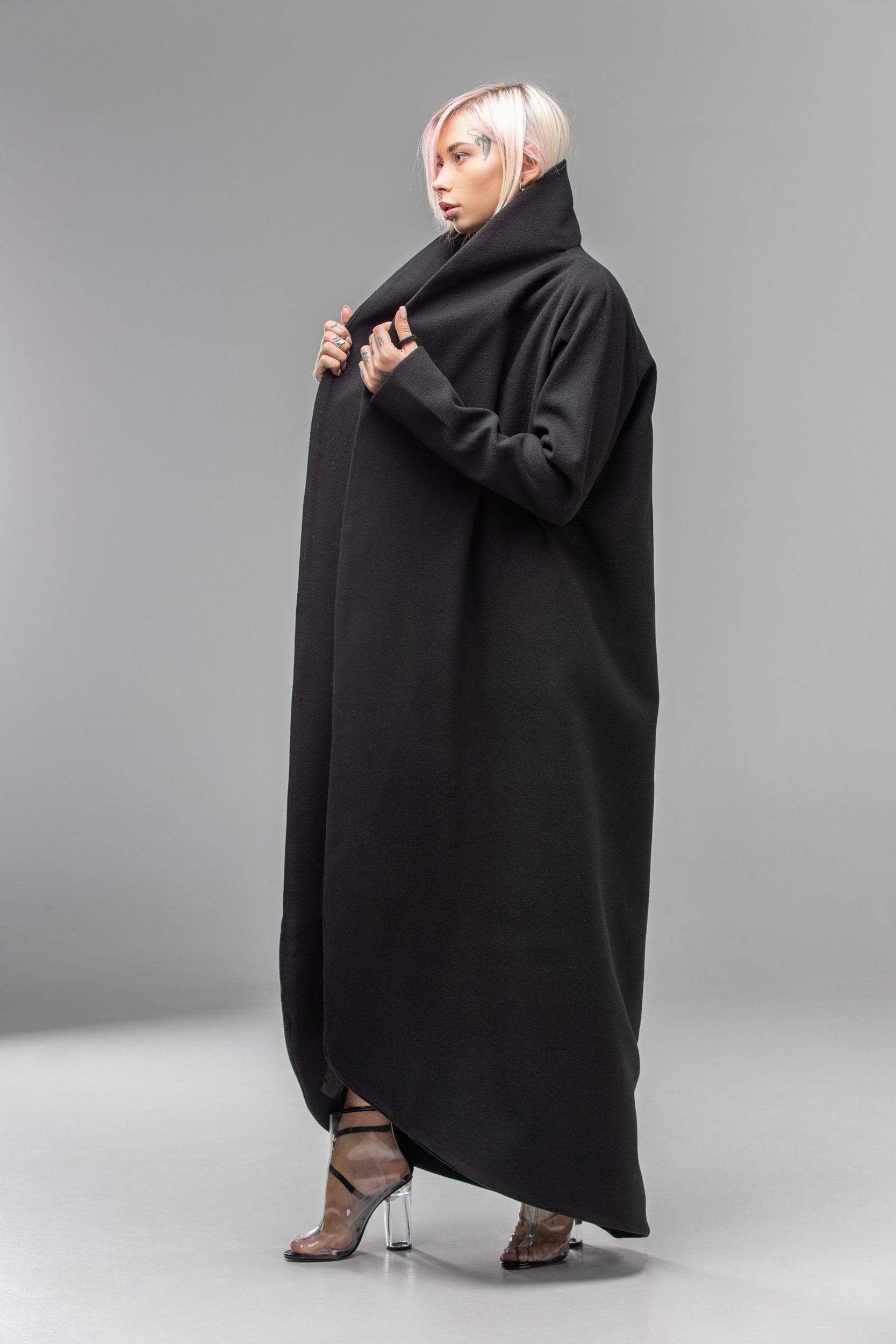 MDNT45 Coats & Jackets for Woman Winter Belted Maxi Coat