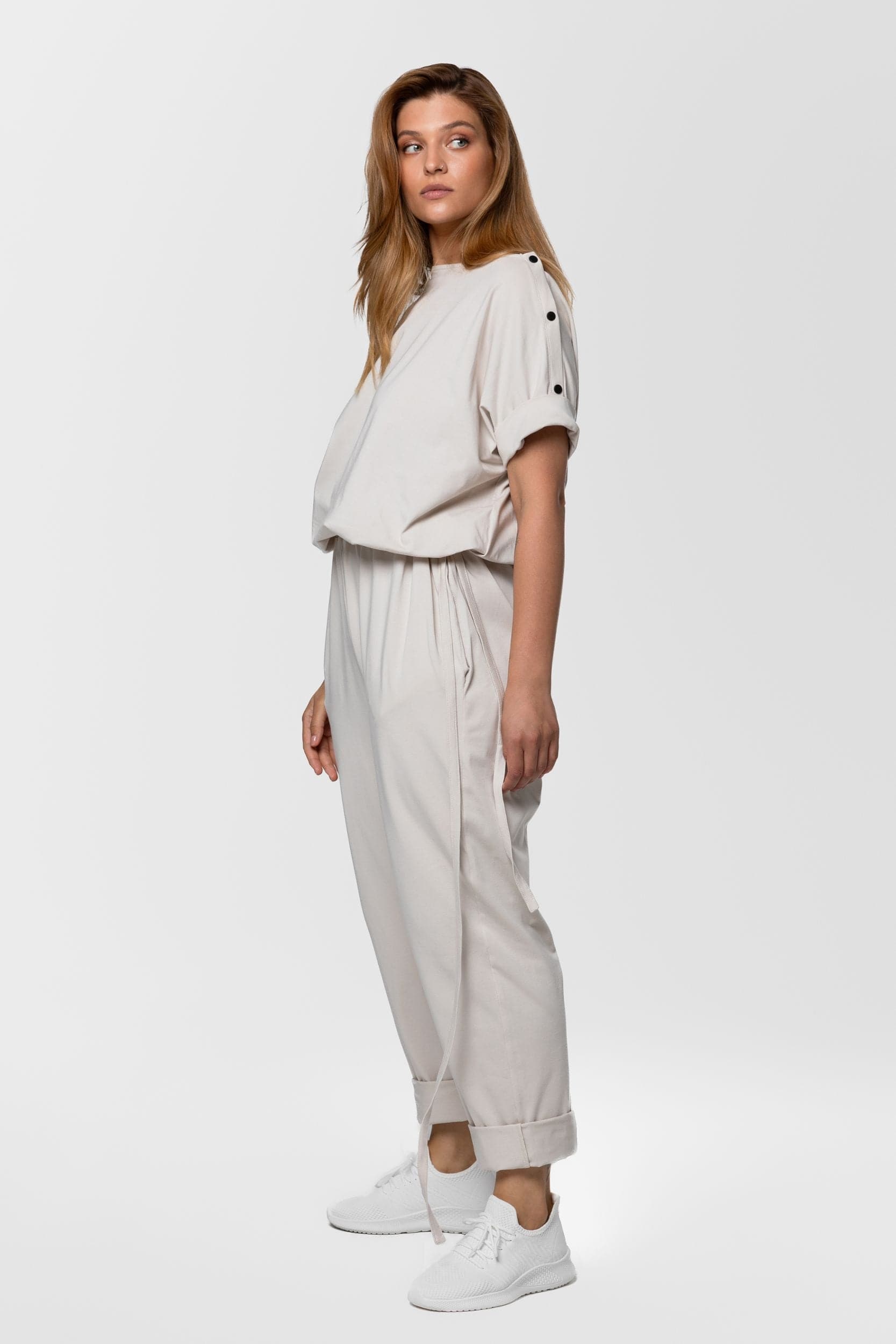 MDNT45 Drawstring-waist jumpsuit