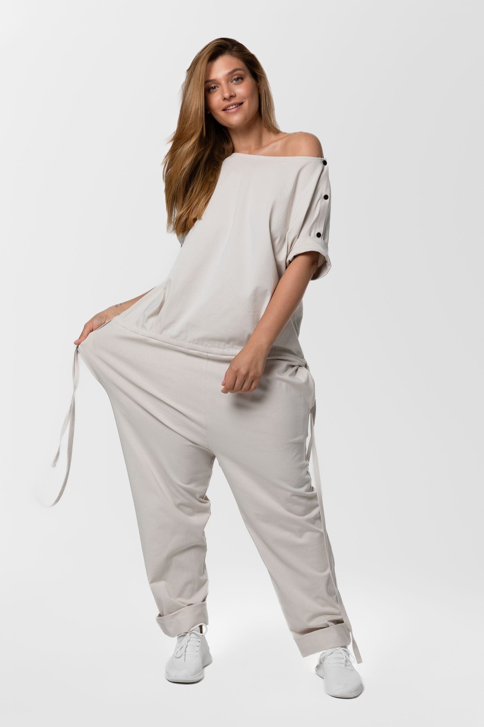 MDNT45 Drawstring-waist jumpsuit