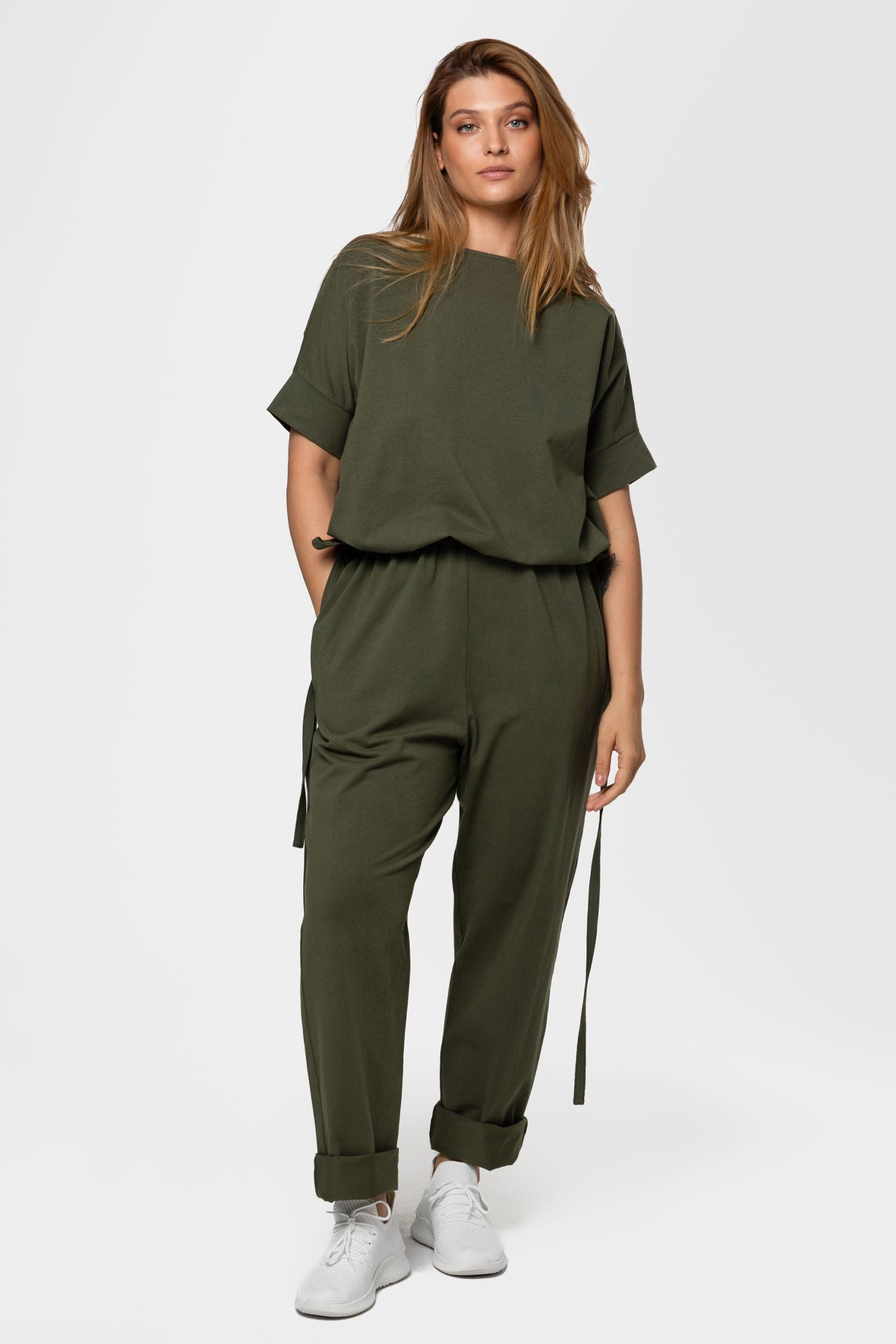 MDNT45 Drawstring-waist jumpsuit