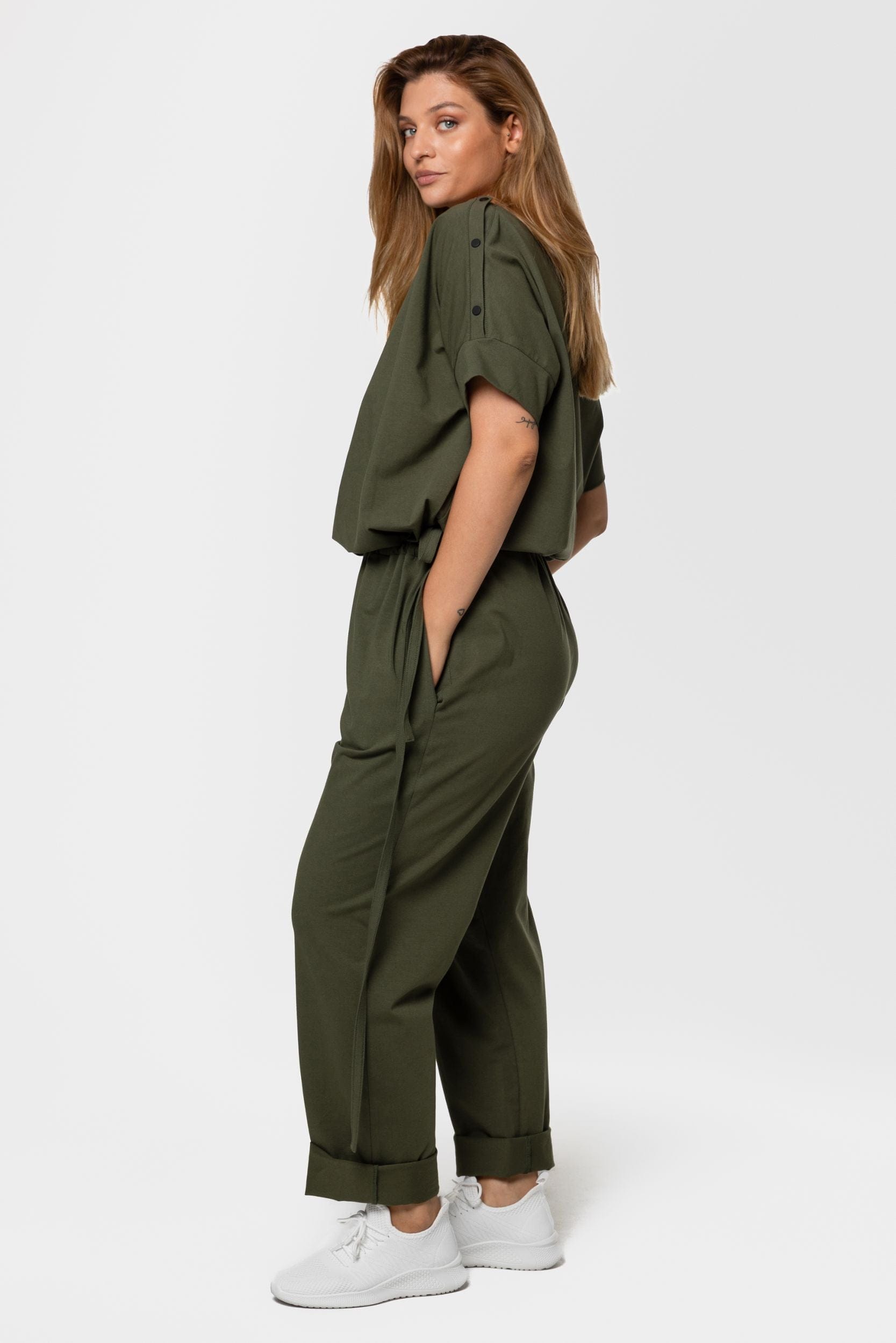 MDNT45 Drawstring-waist jumpsuit