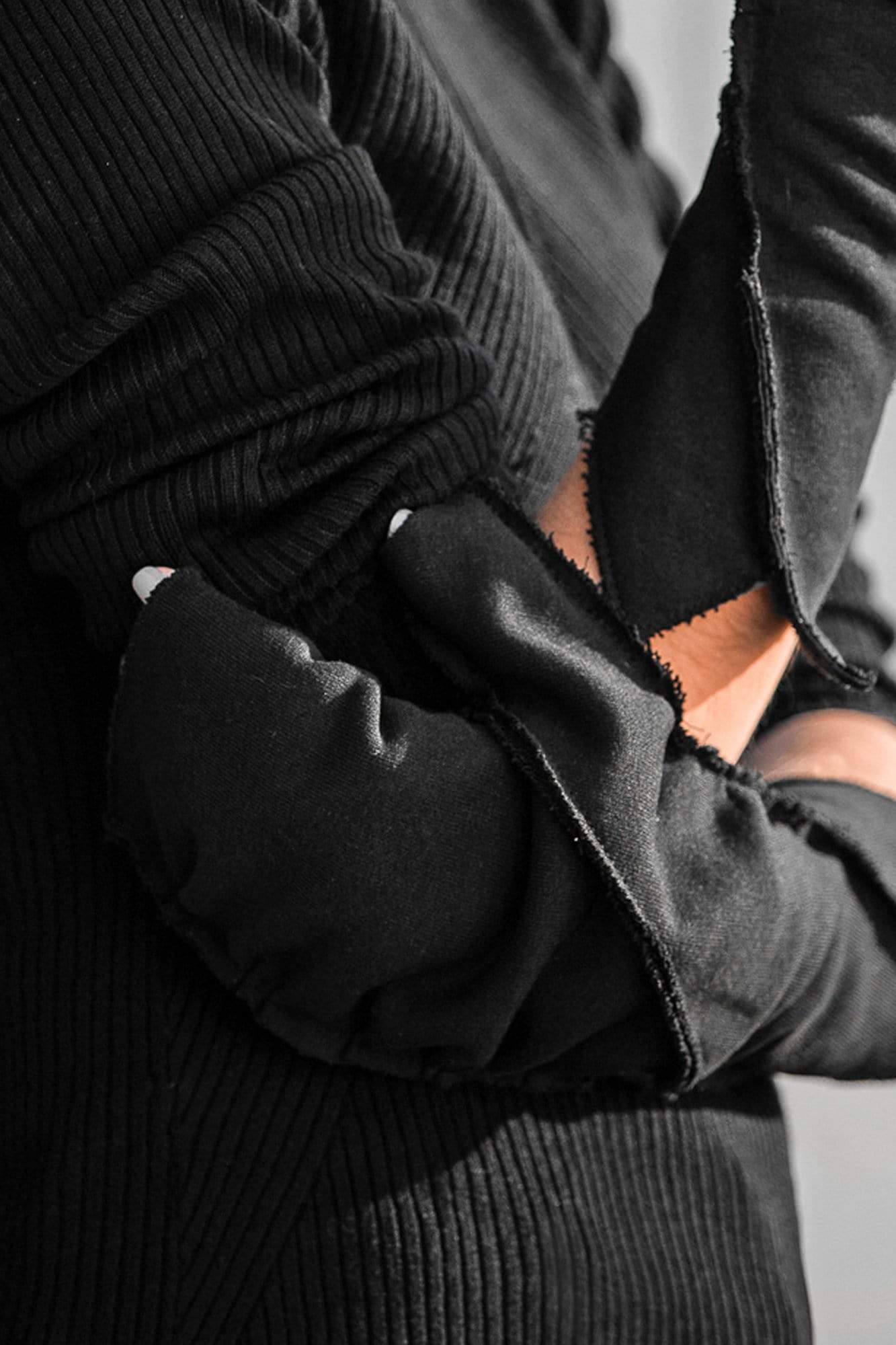 MDNT45 Gloves & Mittens One size / Black Winter black mittens
