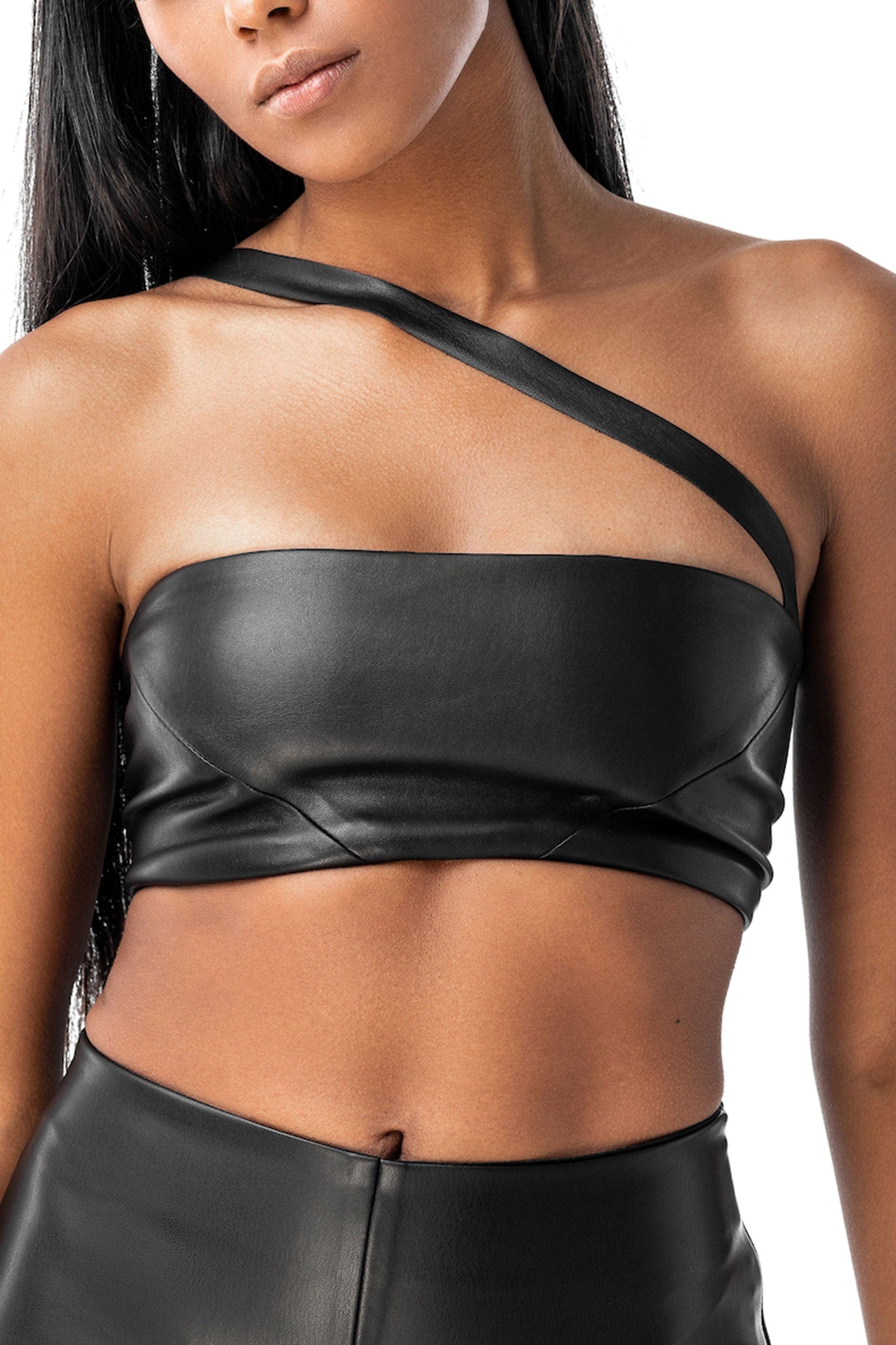 MDNT45 Leather top Zoni Black