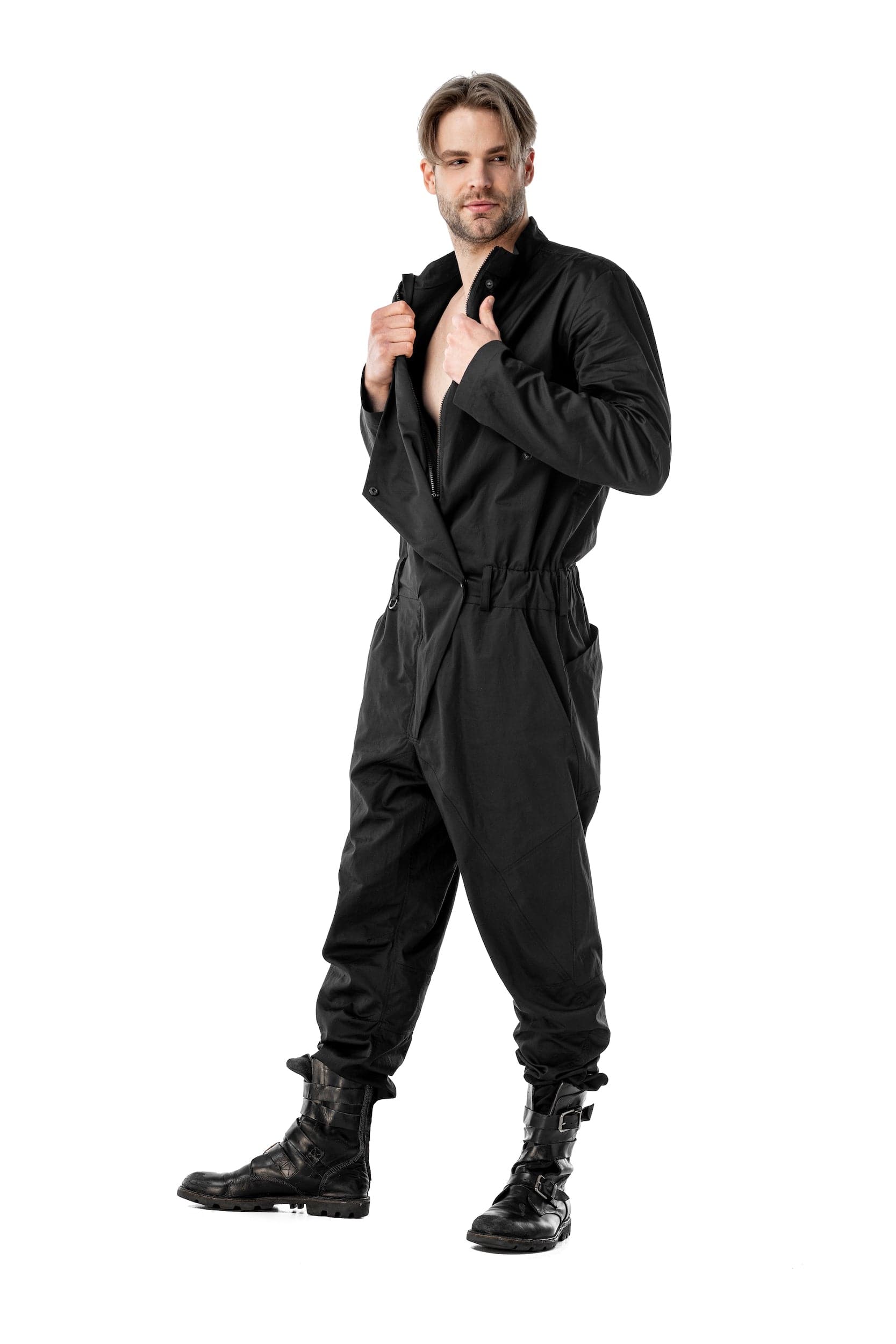 MDNT45 Men jumpsuit Zehat Black