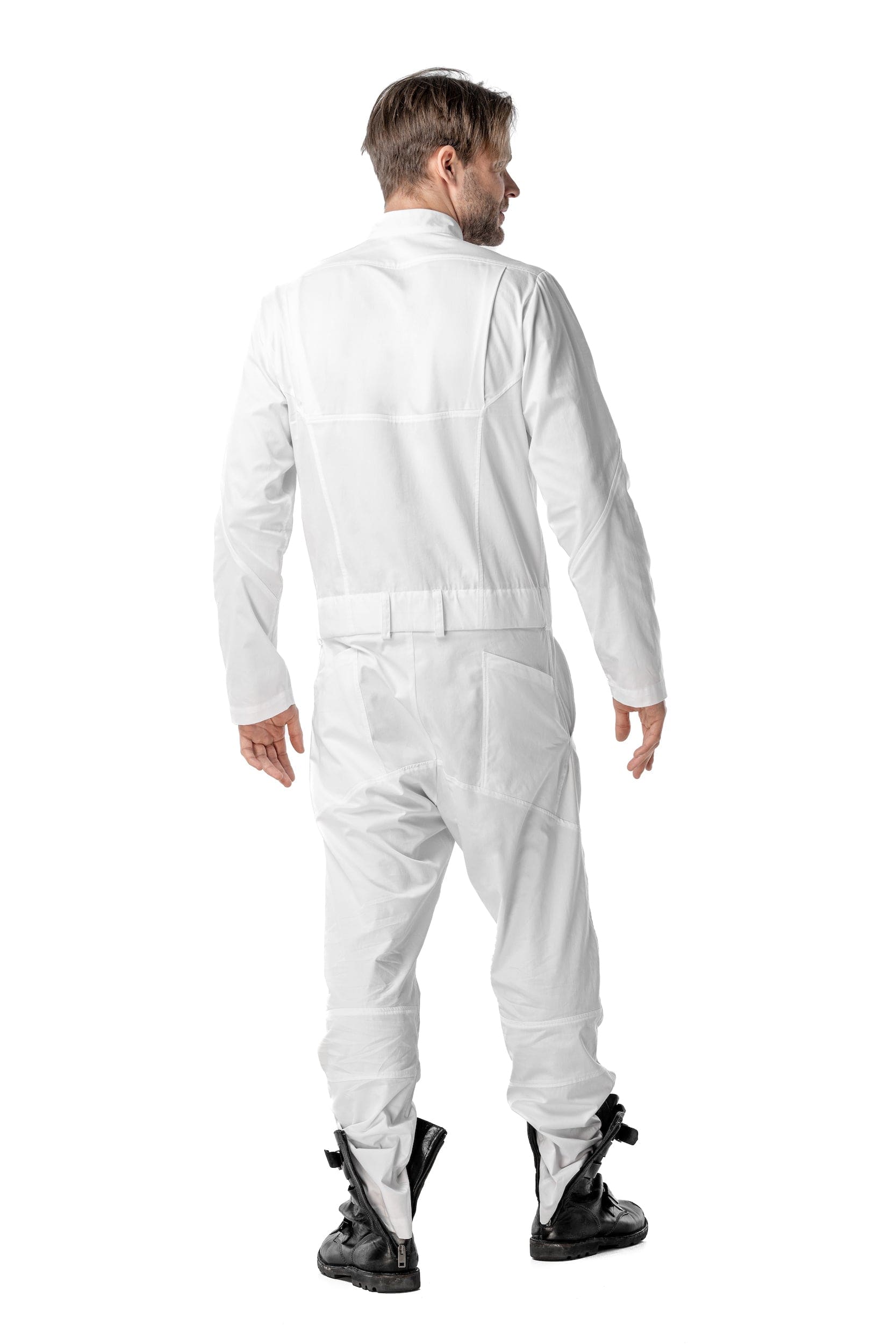 MDNT45 Men jumpsuit Zehat White