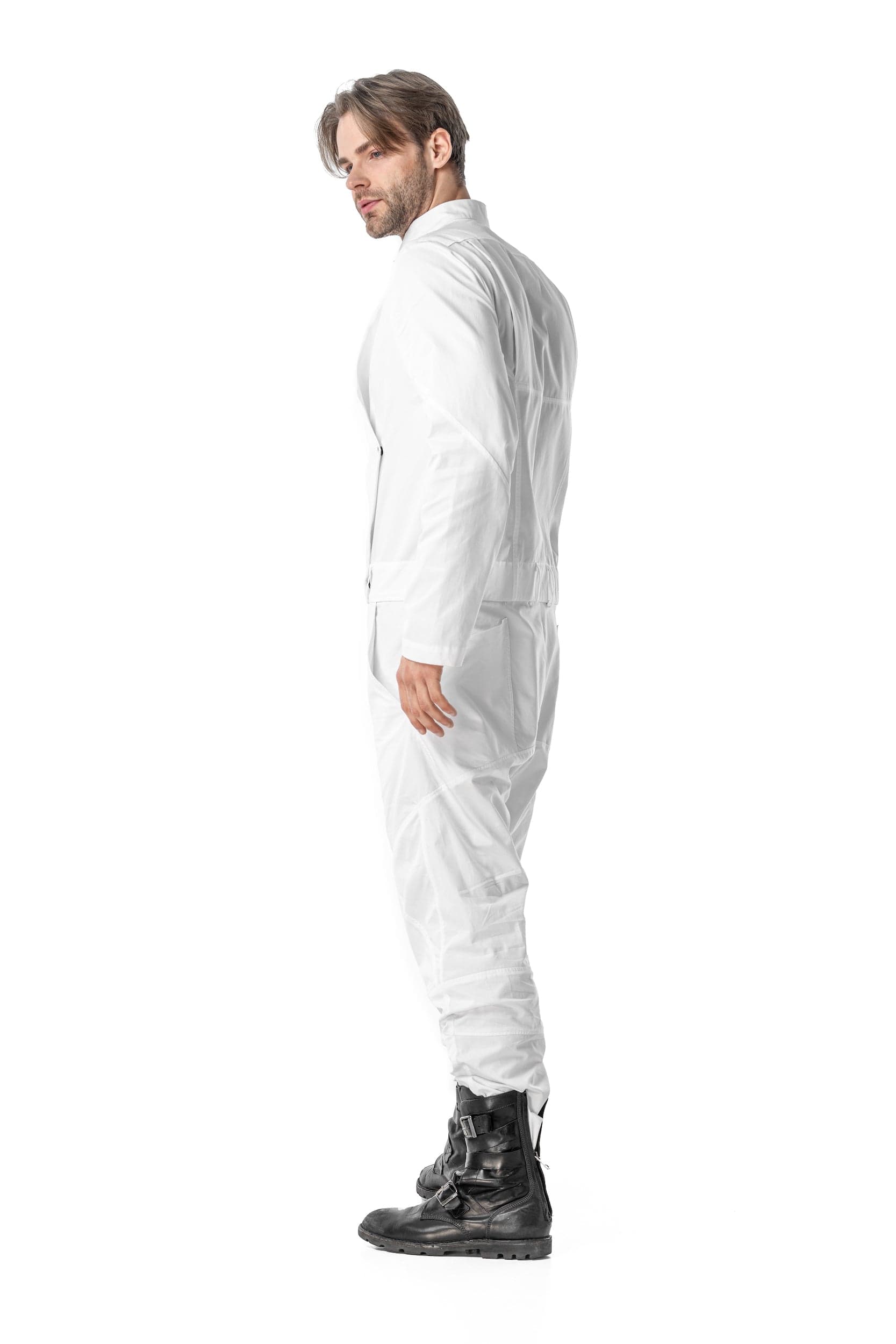 MDNT45 Men jumpsuit Zehat White