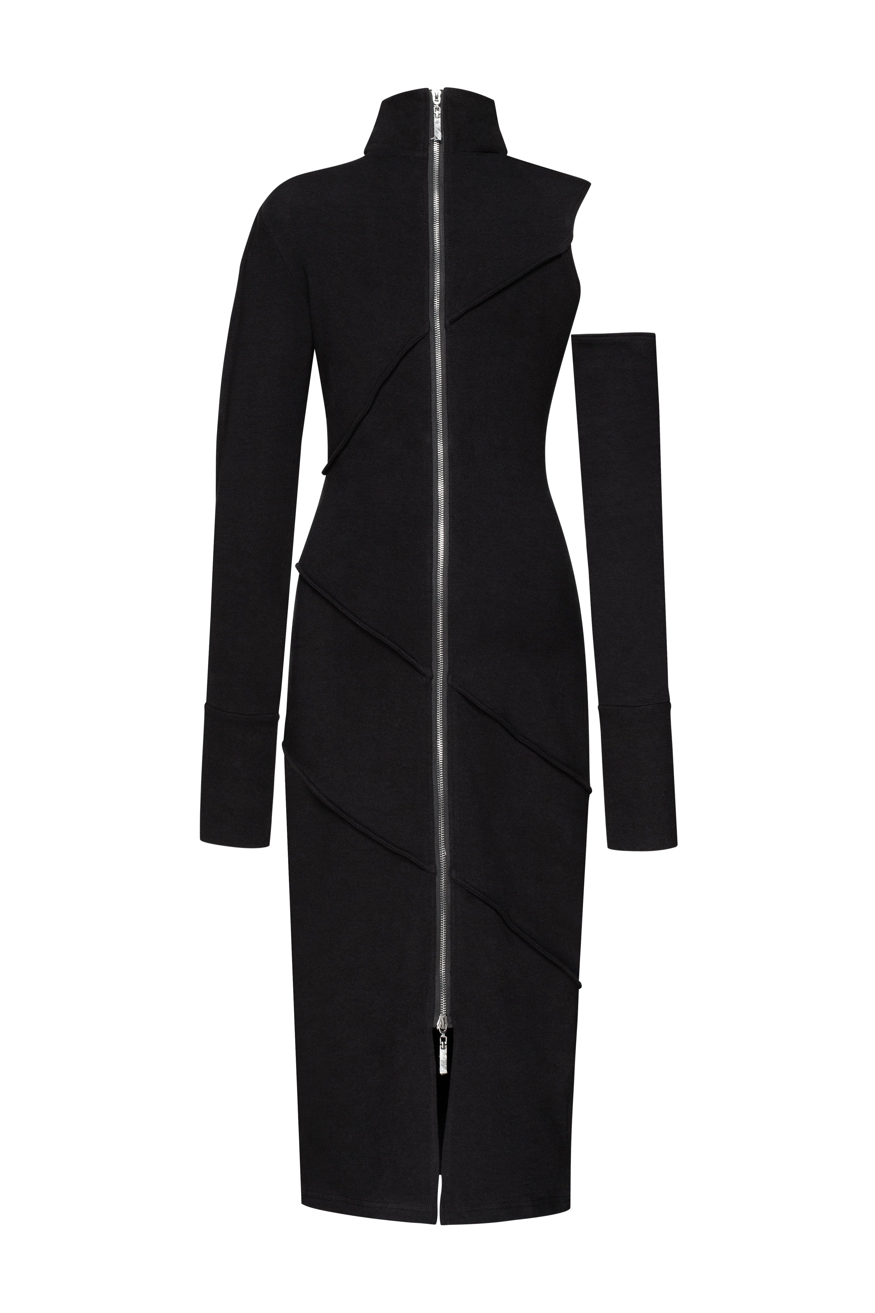 MDNT45 Minimalistic black dress