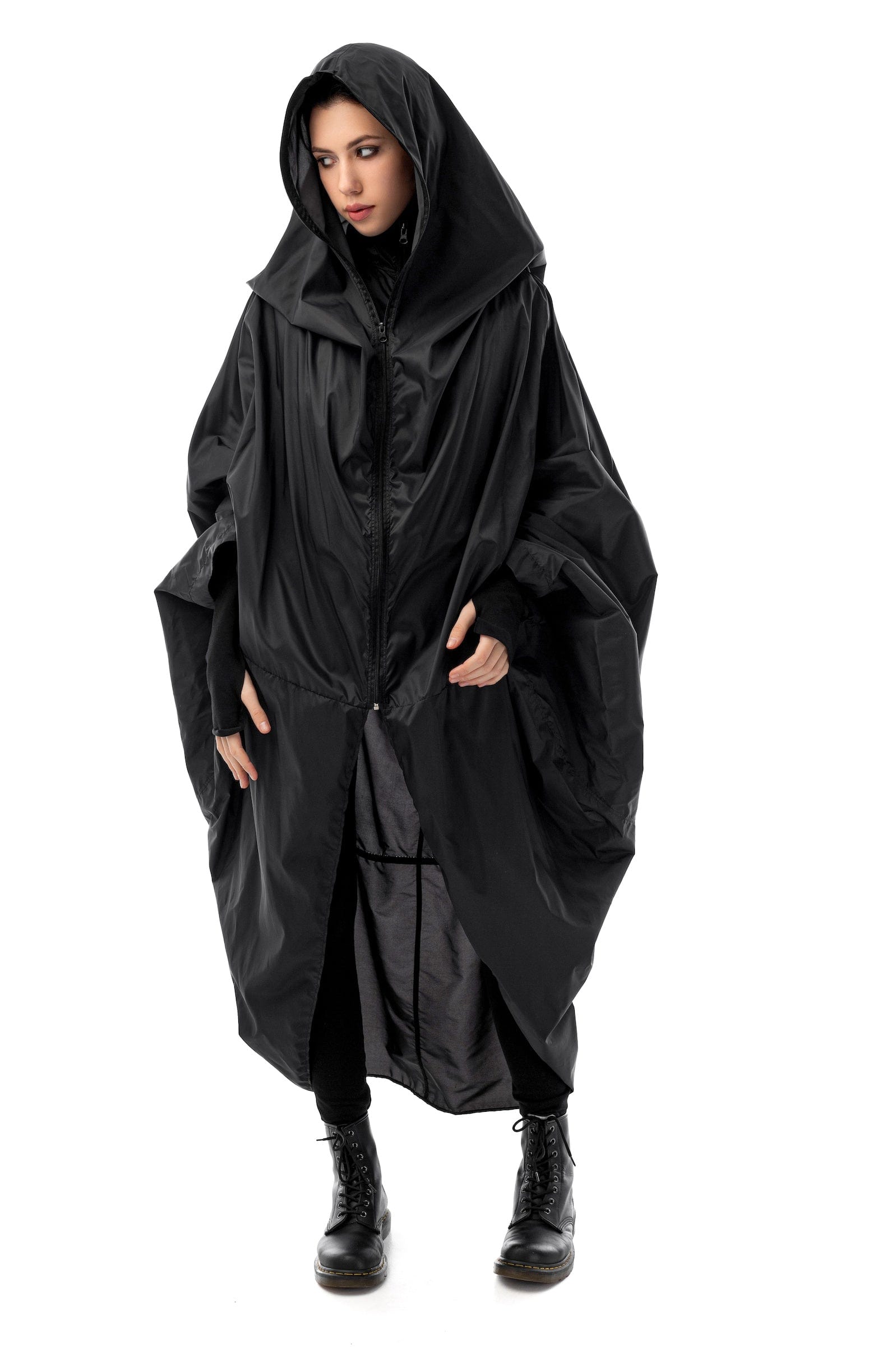 MDNT45 One Size / Black Bivvy wind coat