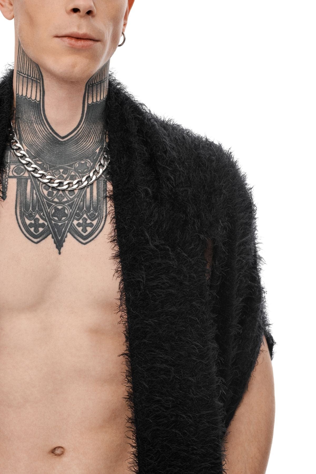 MDNT45 One size / Black Sotaru wild cardigan