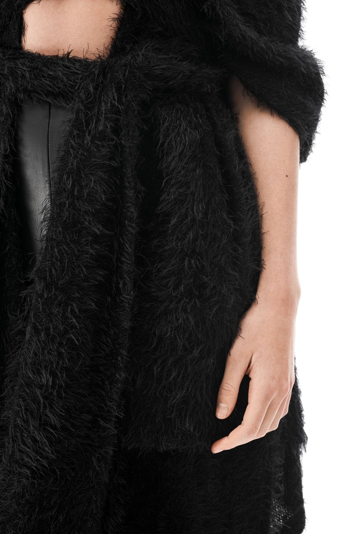 MDNT45 One size / Black Sotaru wild cardigan