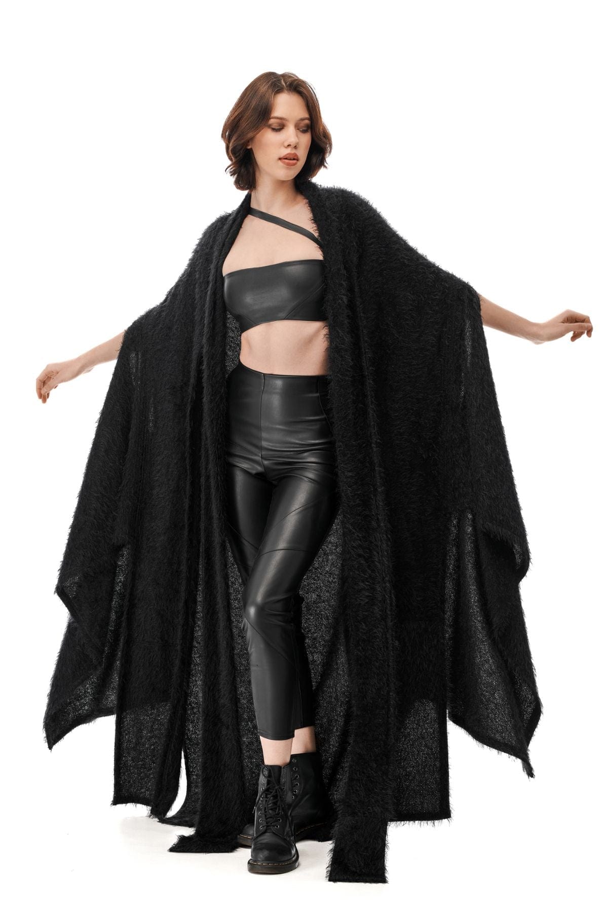 MDNT45 One size / Black Sotaru wild cardigan