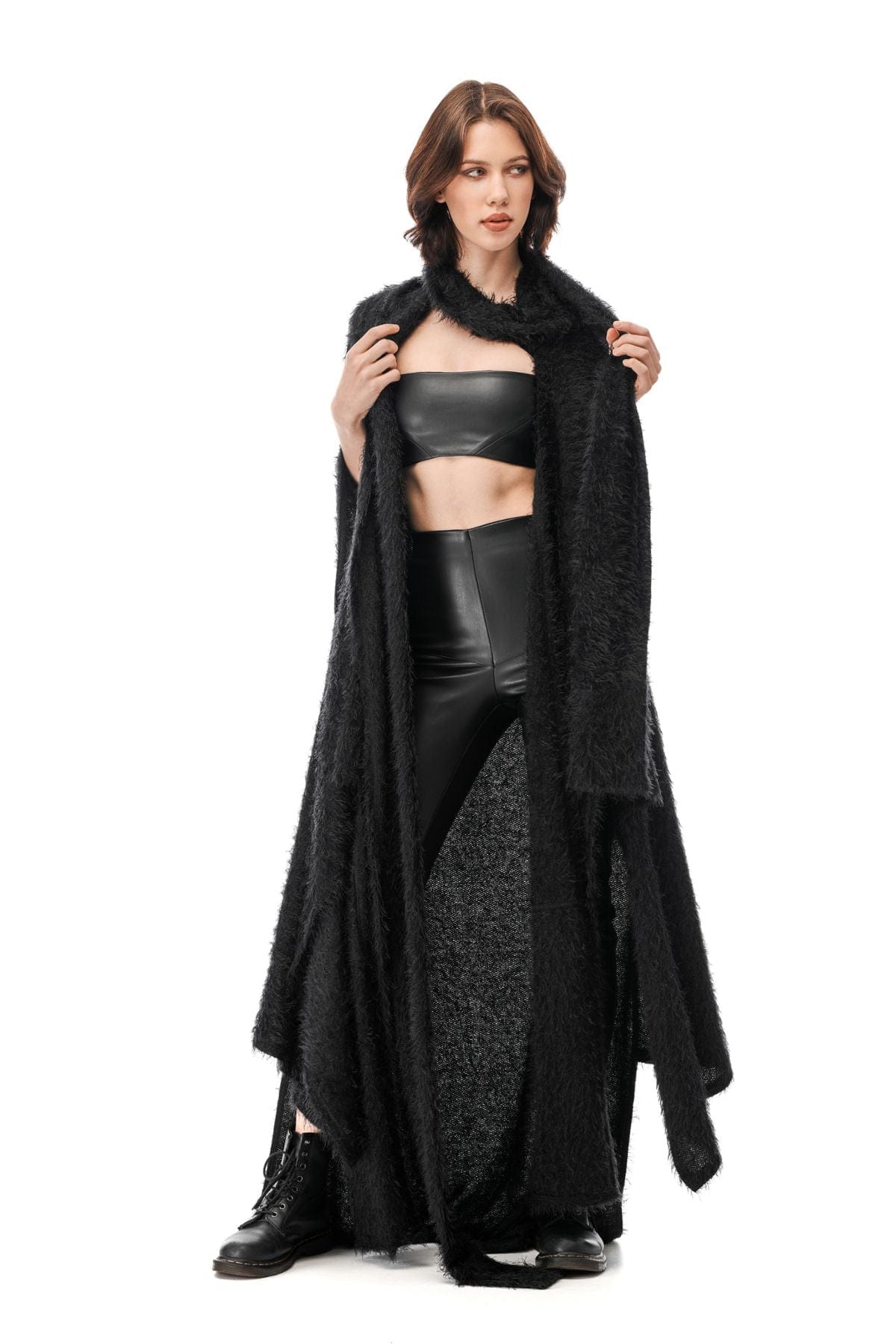 MDNT45 One size / Black Sotaru wild cardigan
