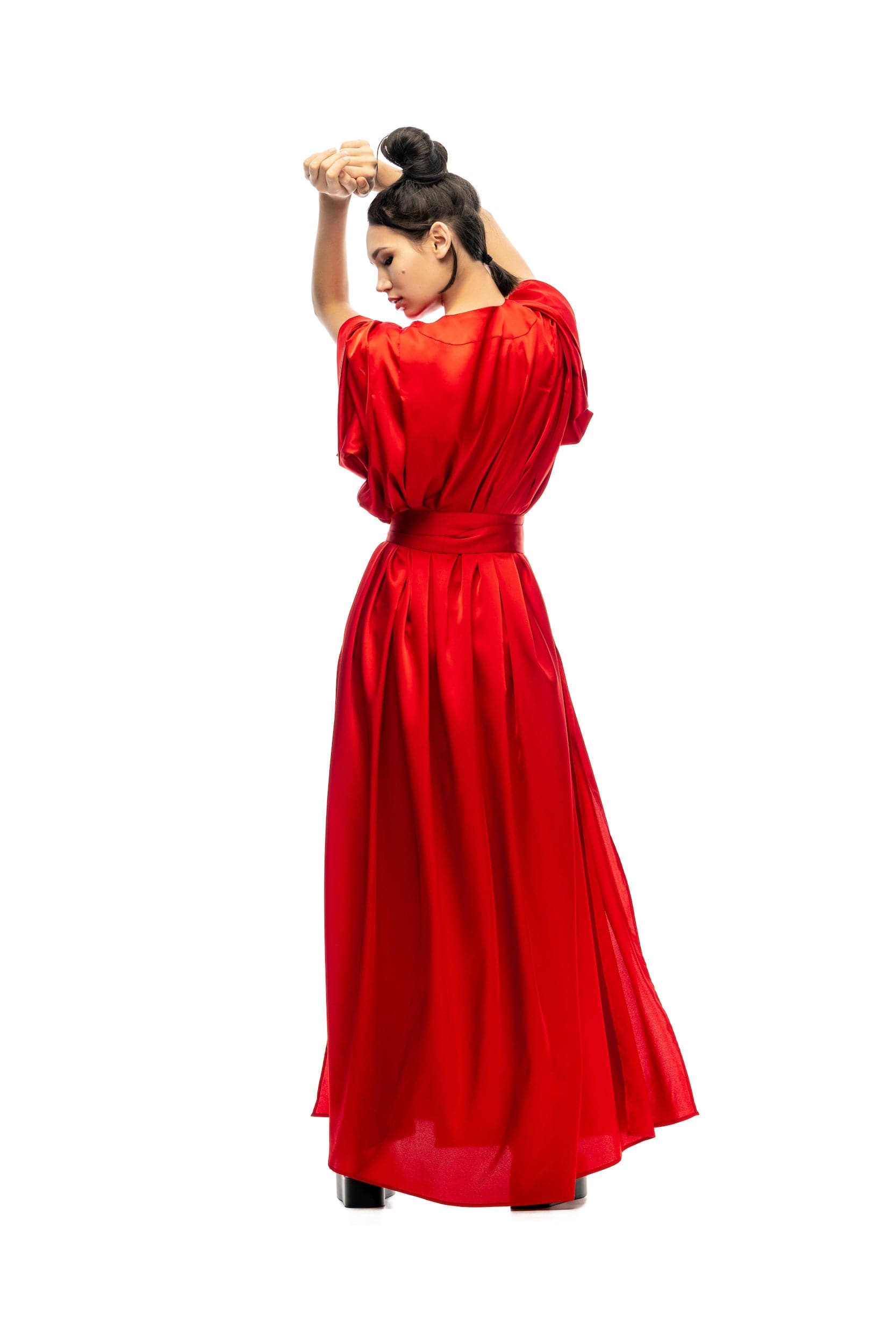 MDNT45 One size / Red Fiery dress