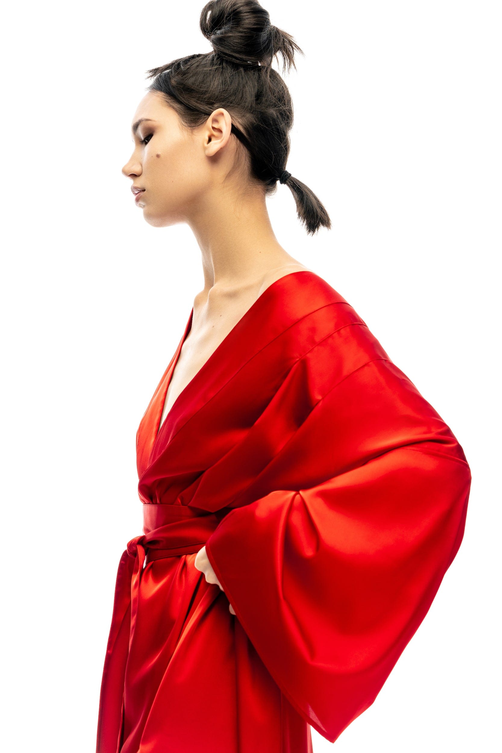 MDNT45 One size / Red Fiery dress