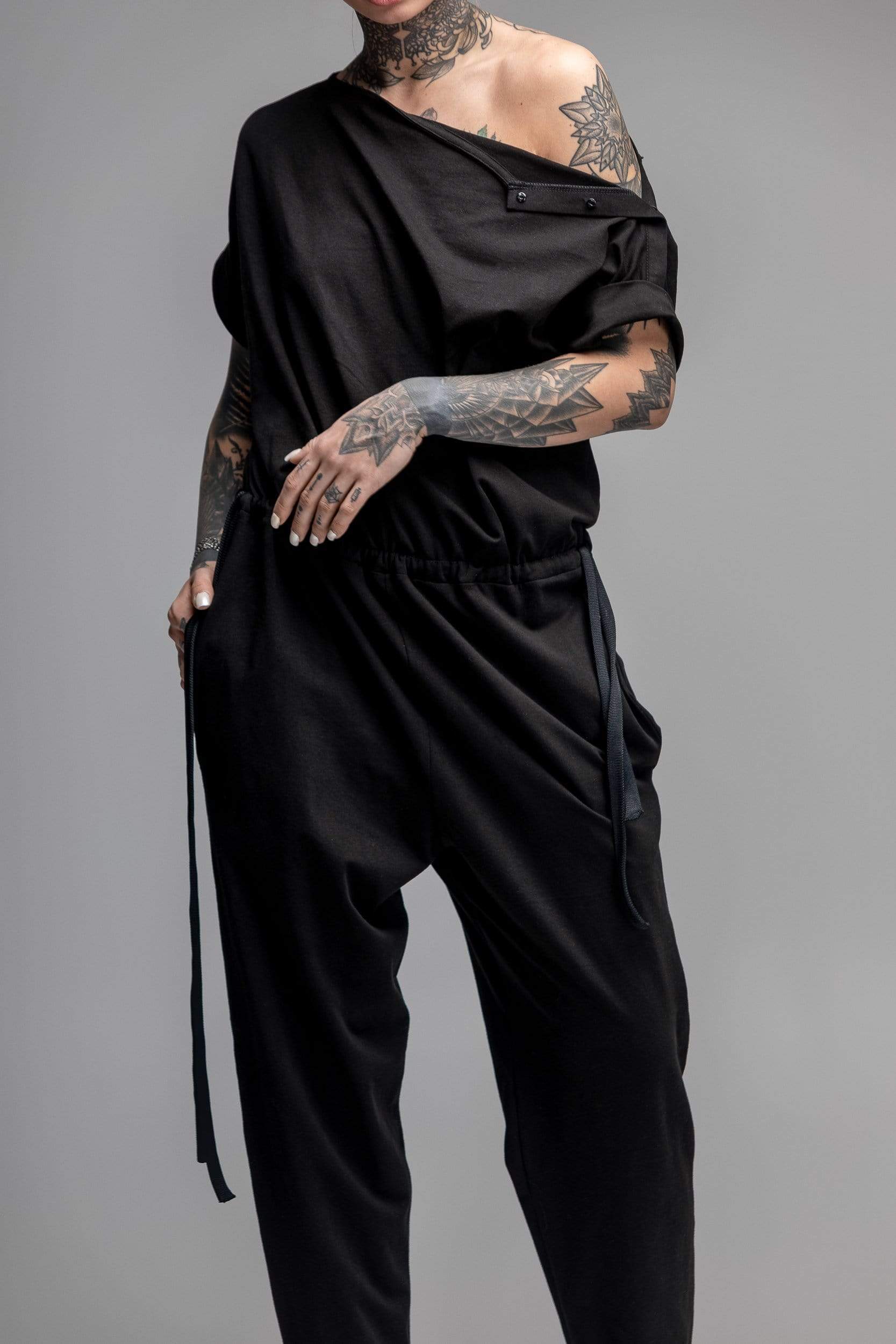 MDNT45 Overall Women harem jumpsuit