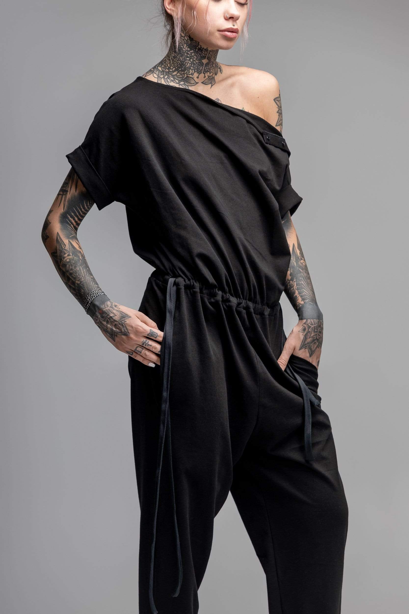 MDNT45 Overall Women harem jumpsuit