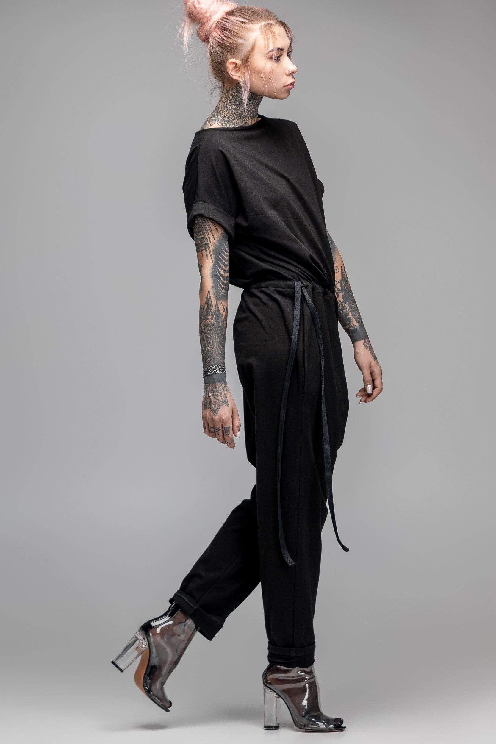 MDNT45 Overall Women harem jumpsuit