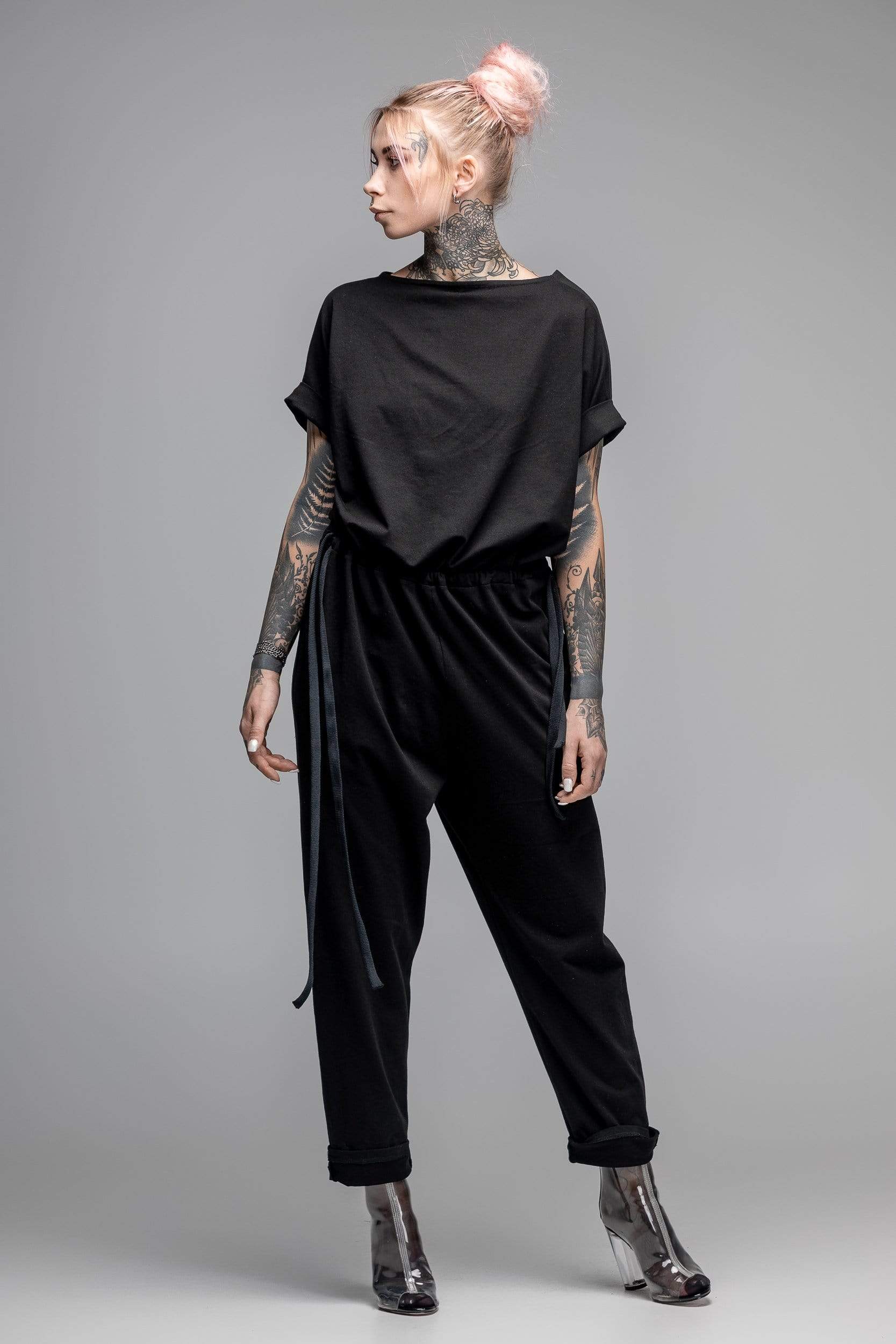 MDNT45 Overall Women harem jumpsuit