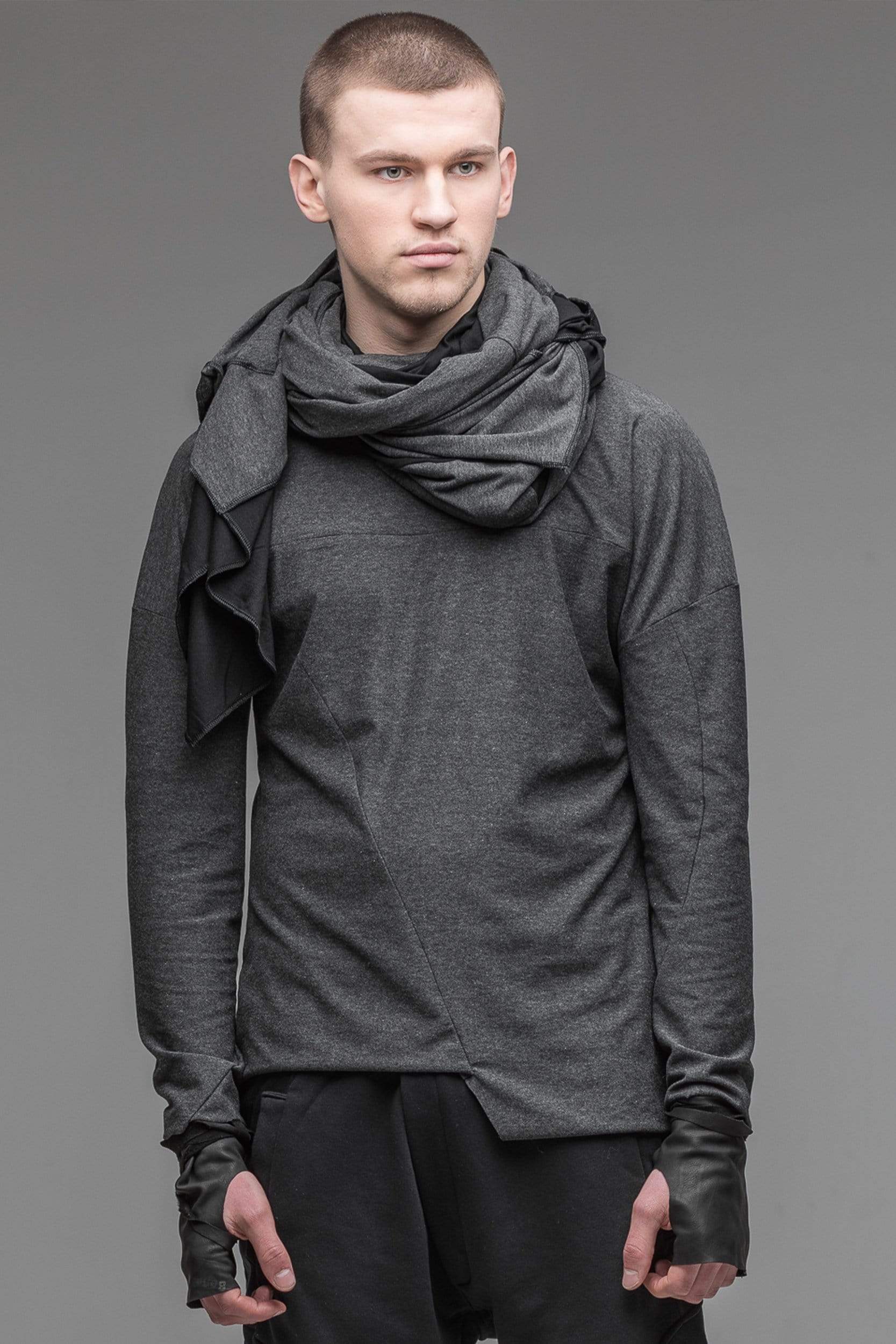 MDNT45 Scarfs & Snoods One size / Graphite Blanket scarf