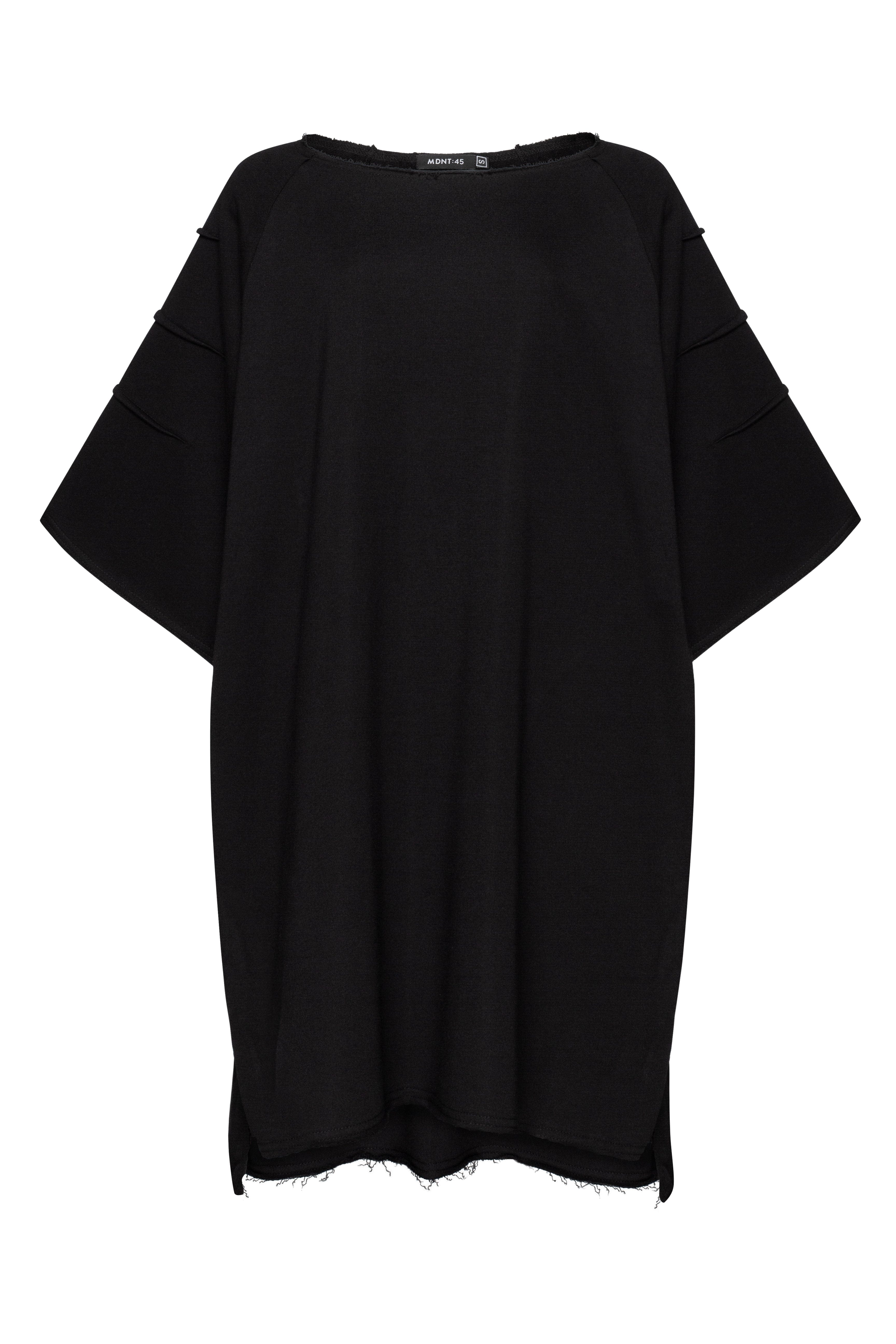MDNT45 Sweaters, Tunics & Tops Black gothic loose tunic