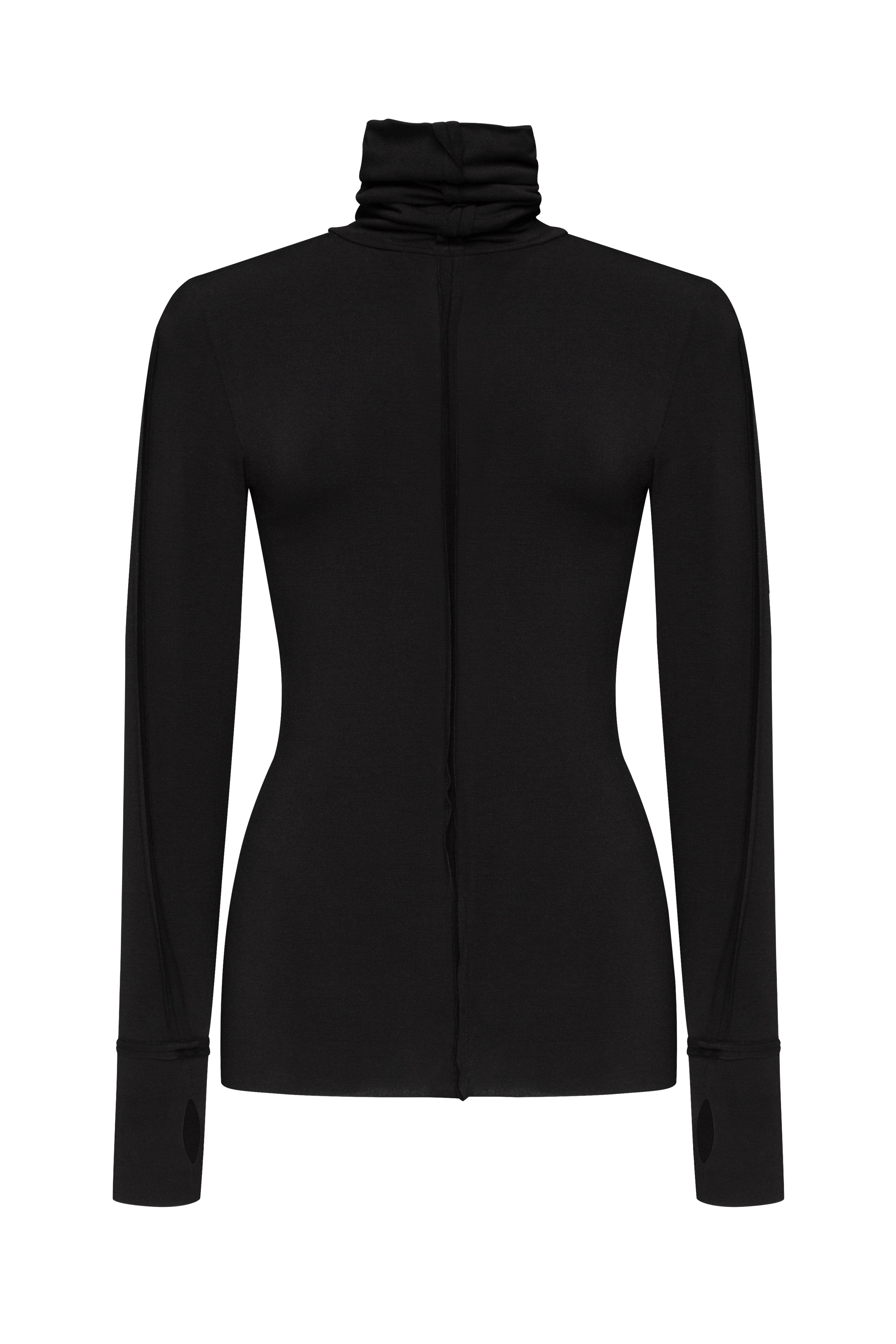 MDNT45 Sweaters, Tunics & Tops Black turtleneck top