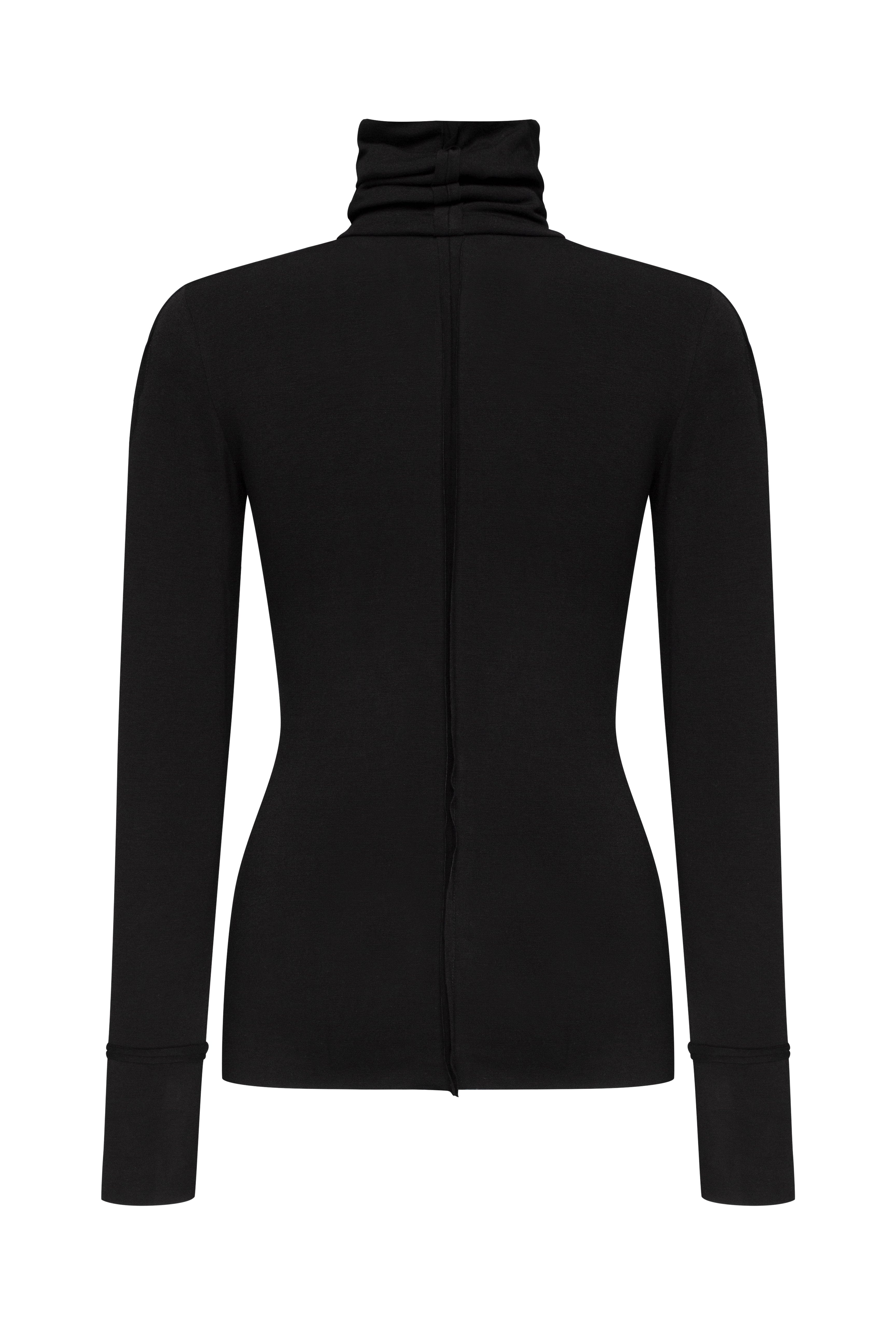 MDNT45 Sweaters, Tunics & Tops Black turtleneck top