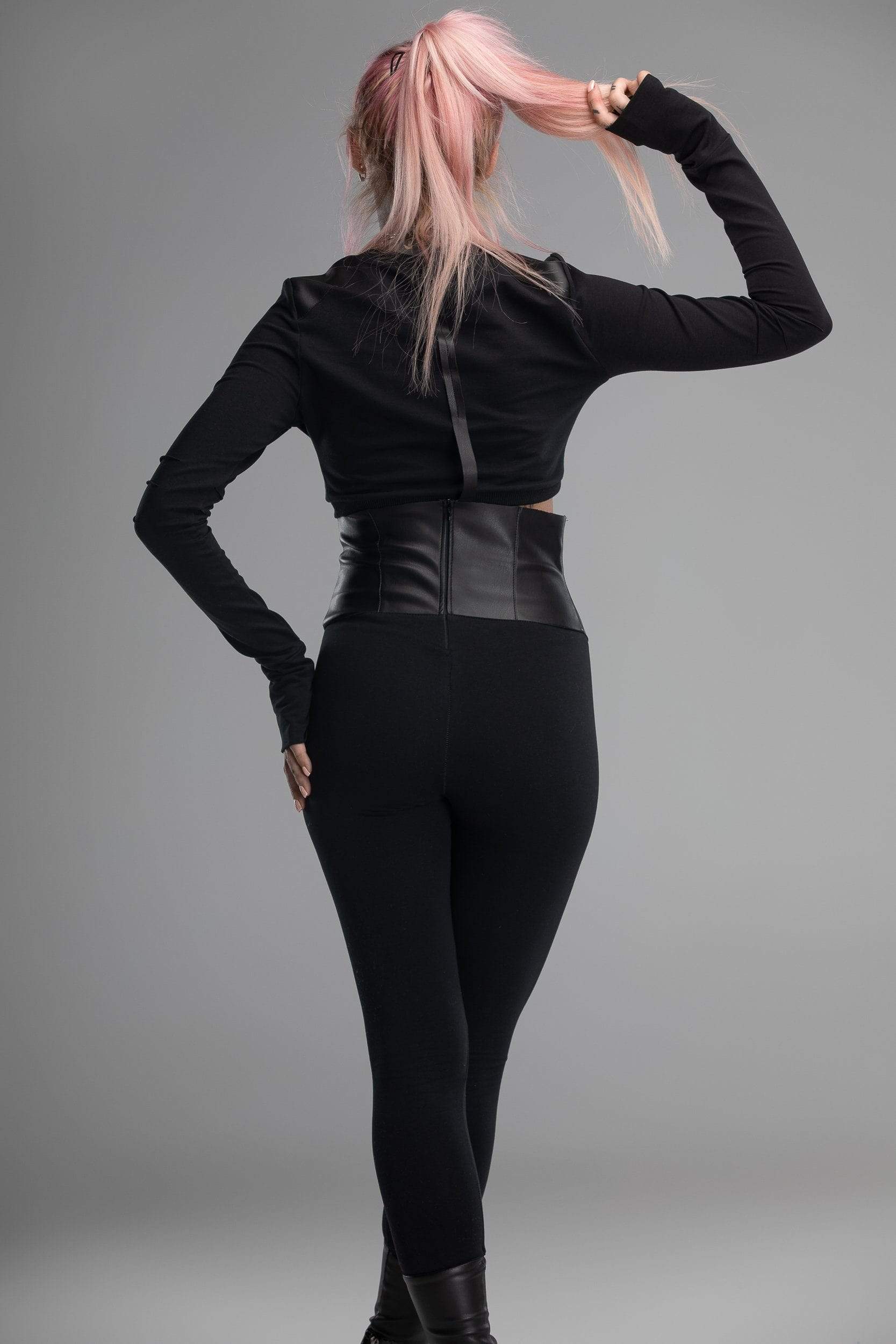 MDNT45 Sweaters, Tunics & Tops Steampunk crop top