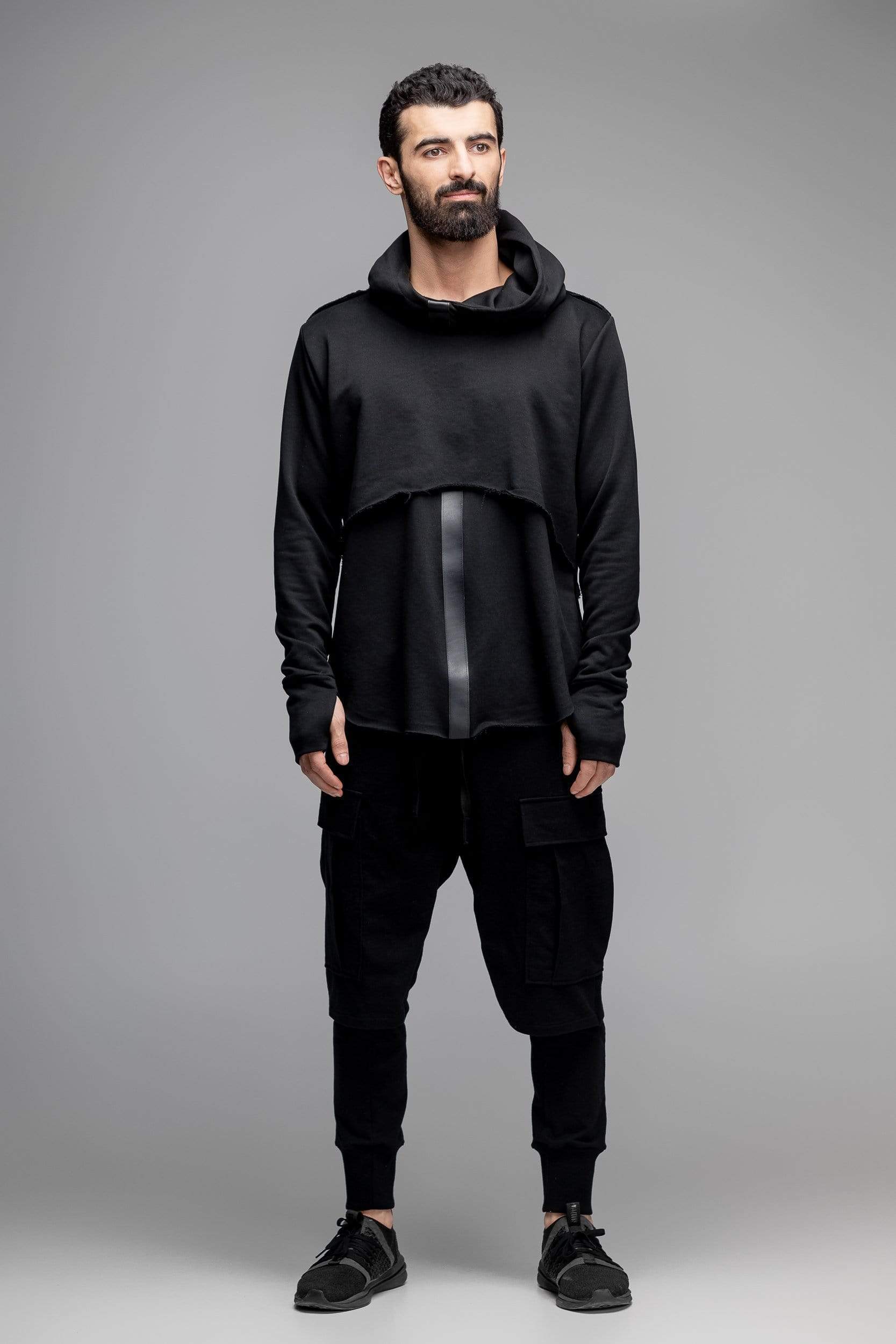 MDNT45 Tops & T-shirts Cyberpunk hooded top