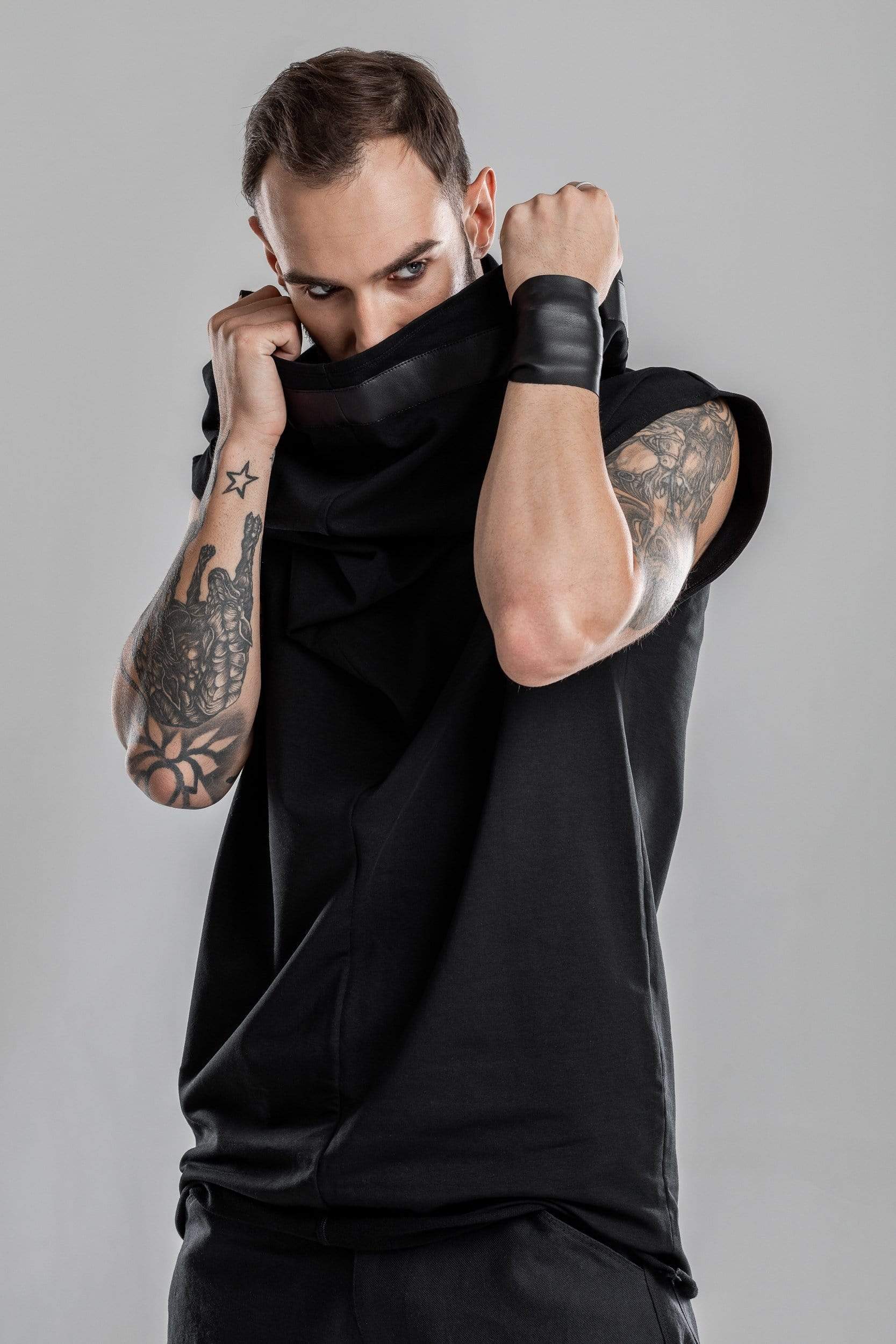 MDNT45 Tops & T-shirts Men hooded shirt