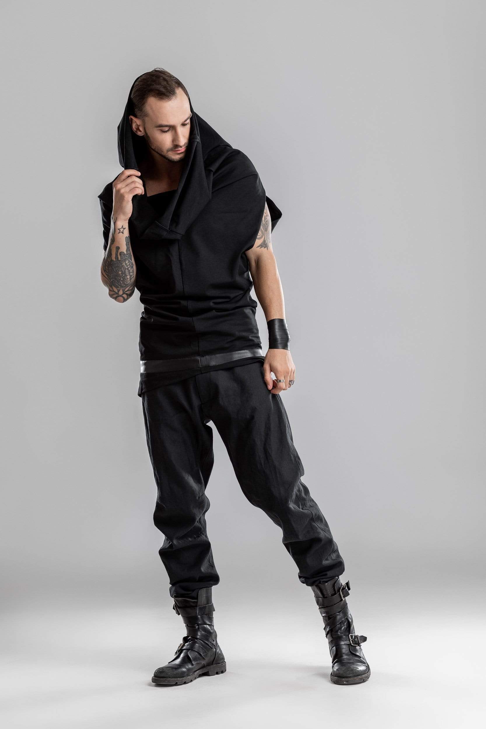 MDNT45 Tops & T-shirts Men hooded shirt