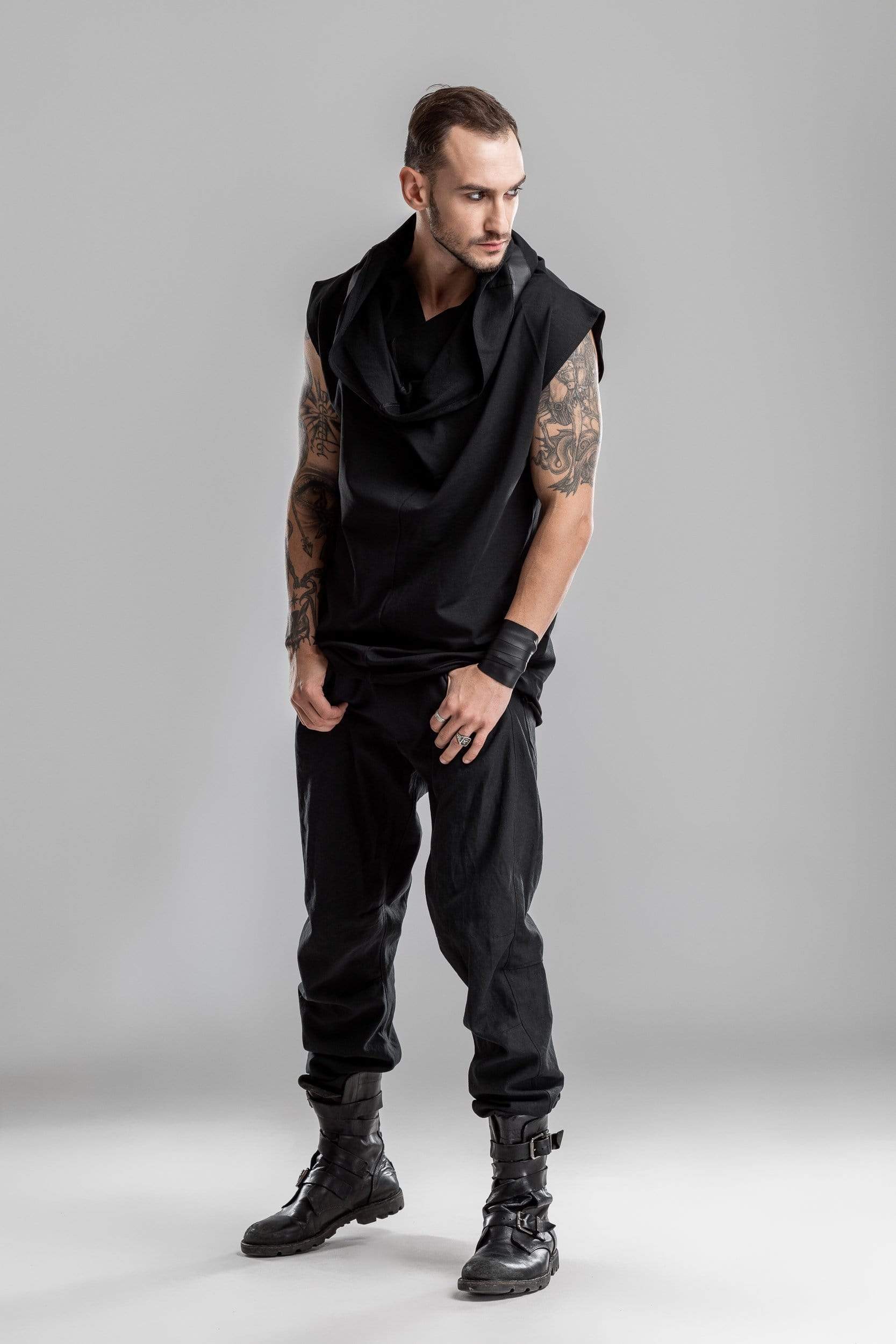 MDNT45 Tops & T-shirts Men hooded shirt