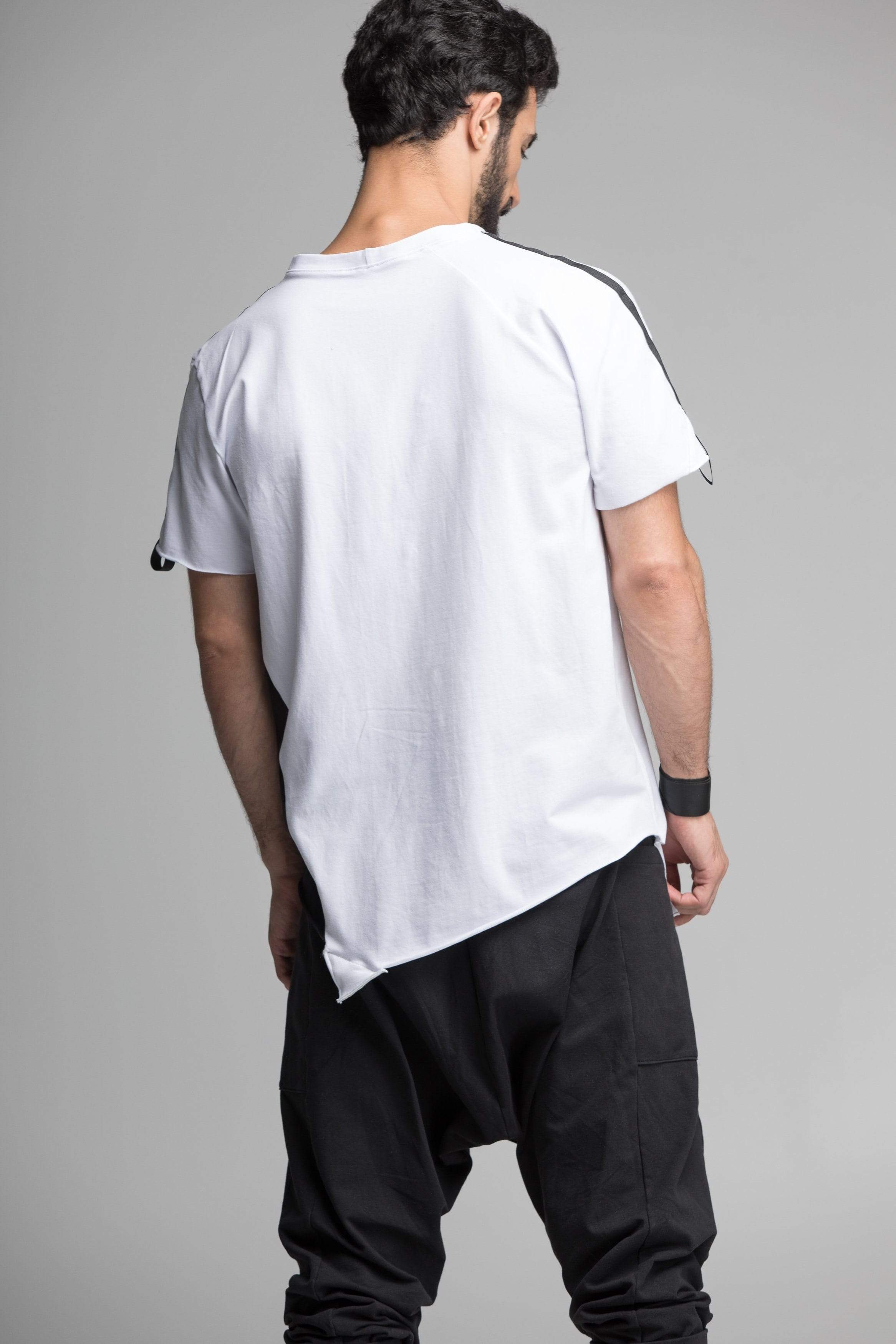 MDNT45 Tops & T-shirts White and black men's T-shirt