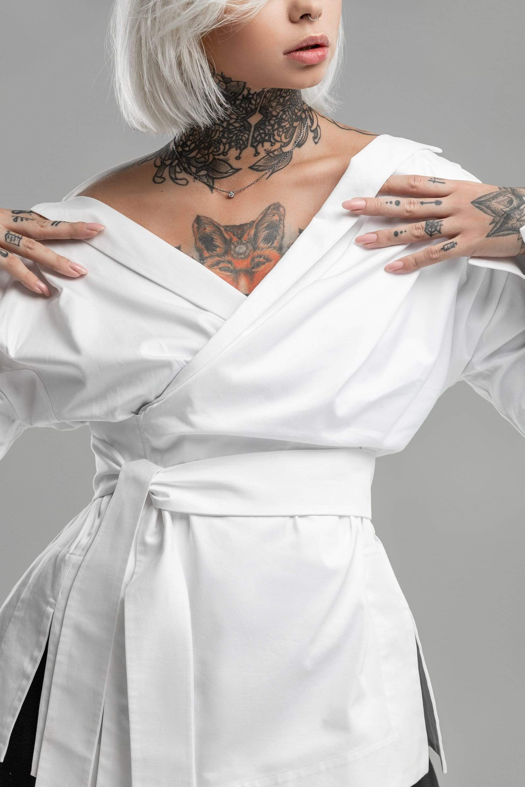 MDNT45 White Lotus Women's Shirt