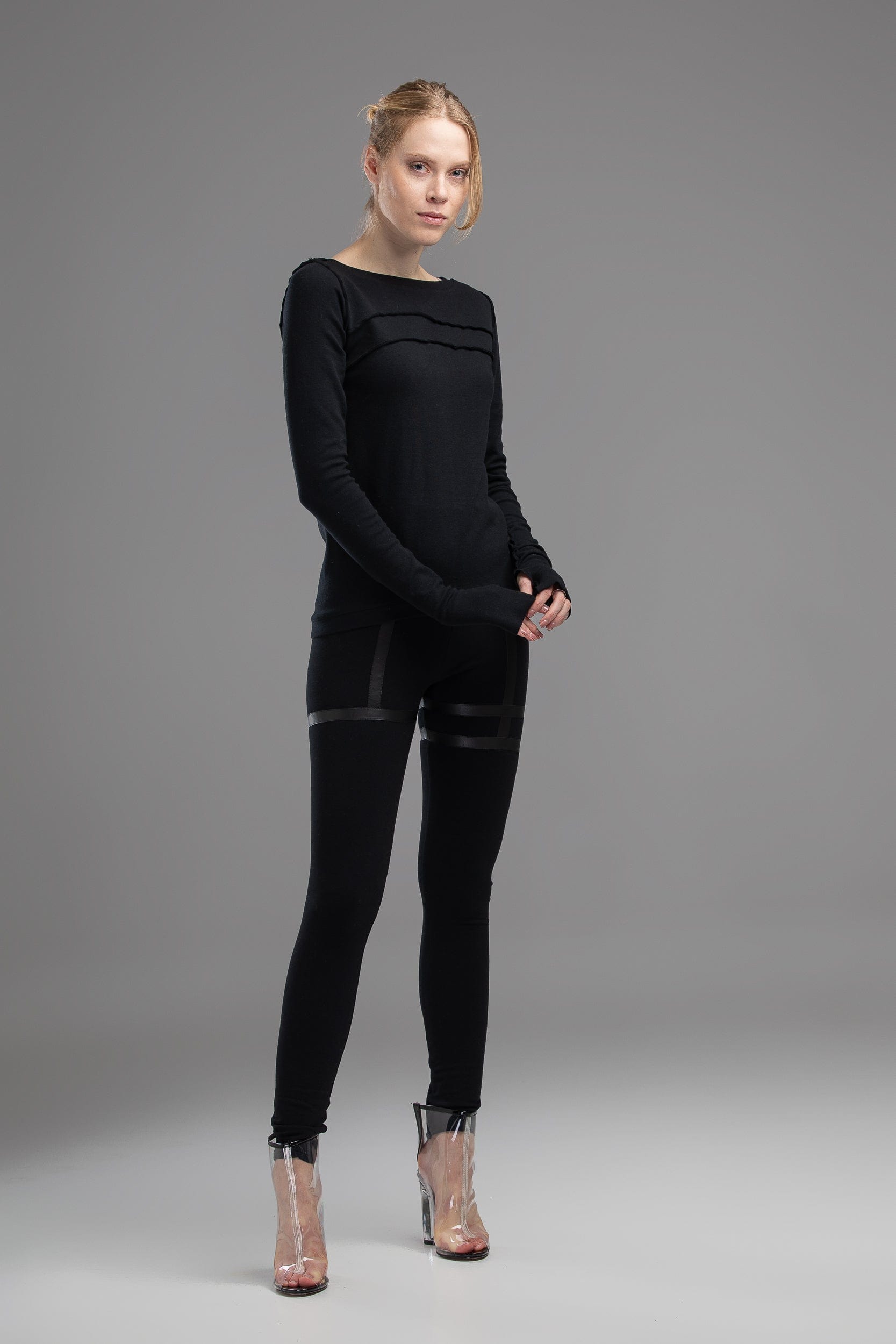 MDNT45 Women's Bottoms Garter leggings