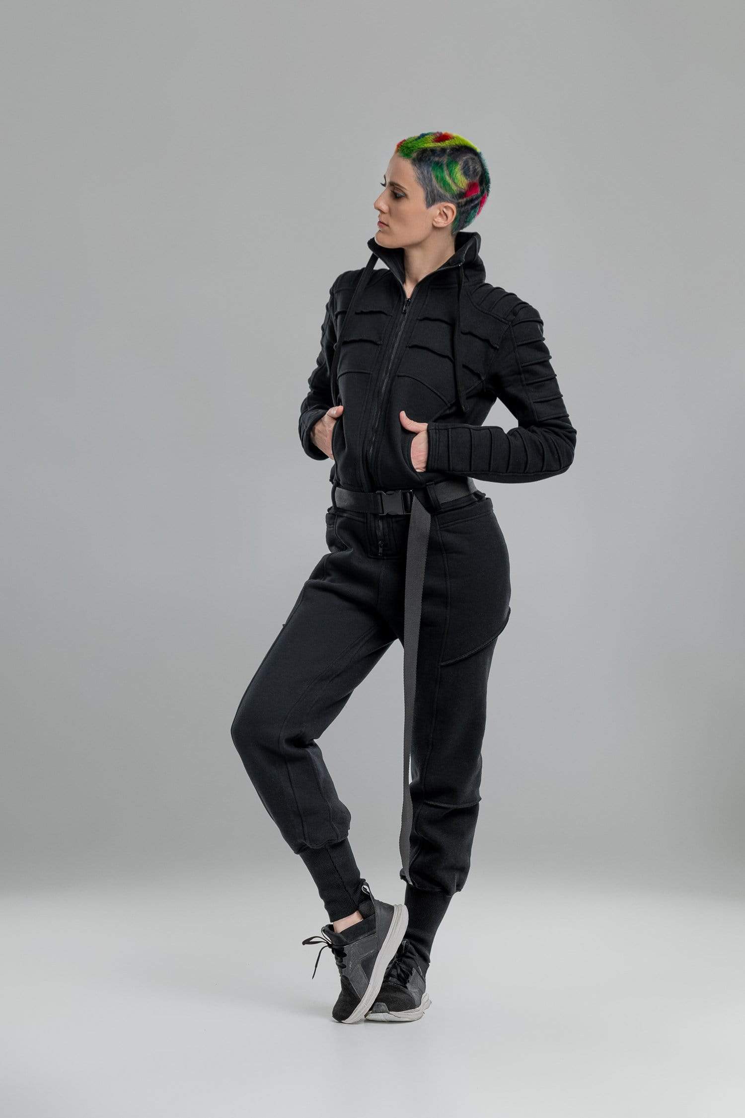 MDNT45 Women's Bottoms Tsuyomi Black