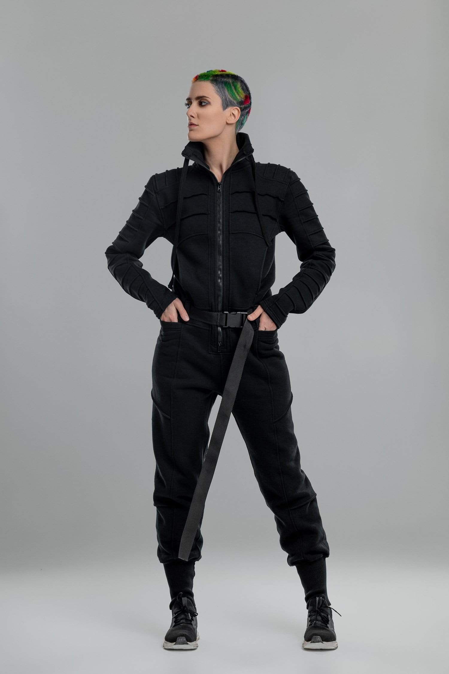 MDNT45 Women's Bottoms Tsuyomi Black