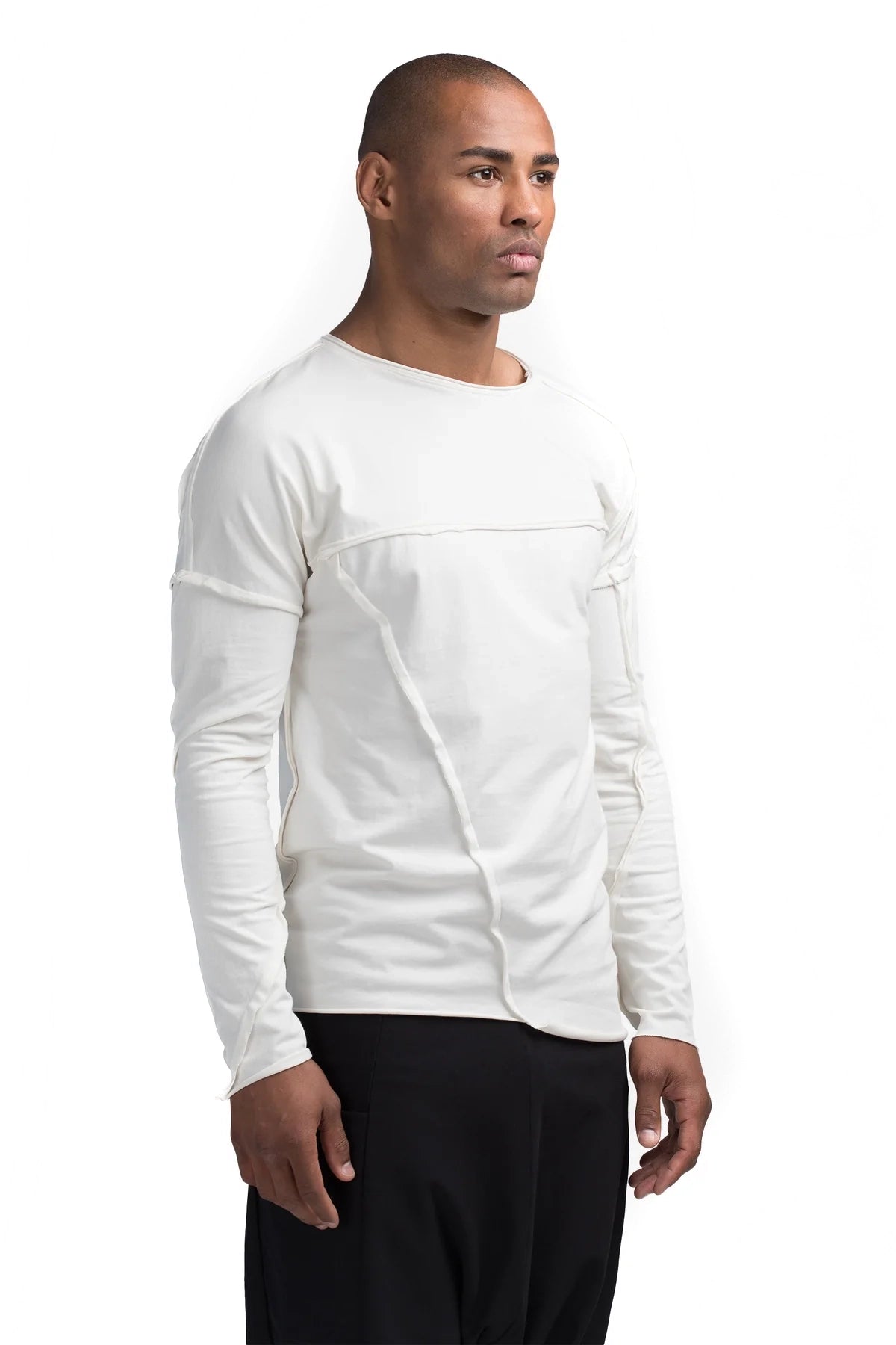 Bundle: Black, White and Grey Long Sleeve T-shirt