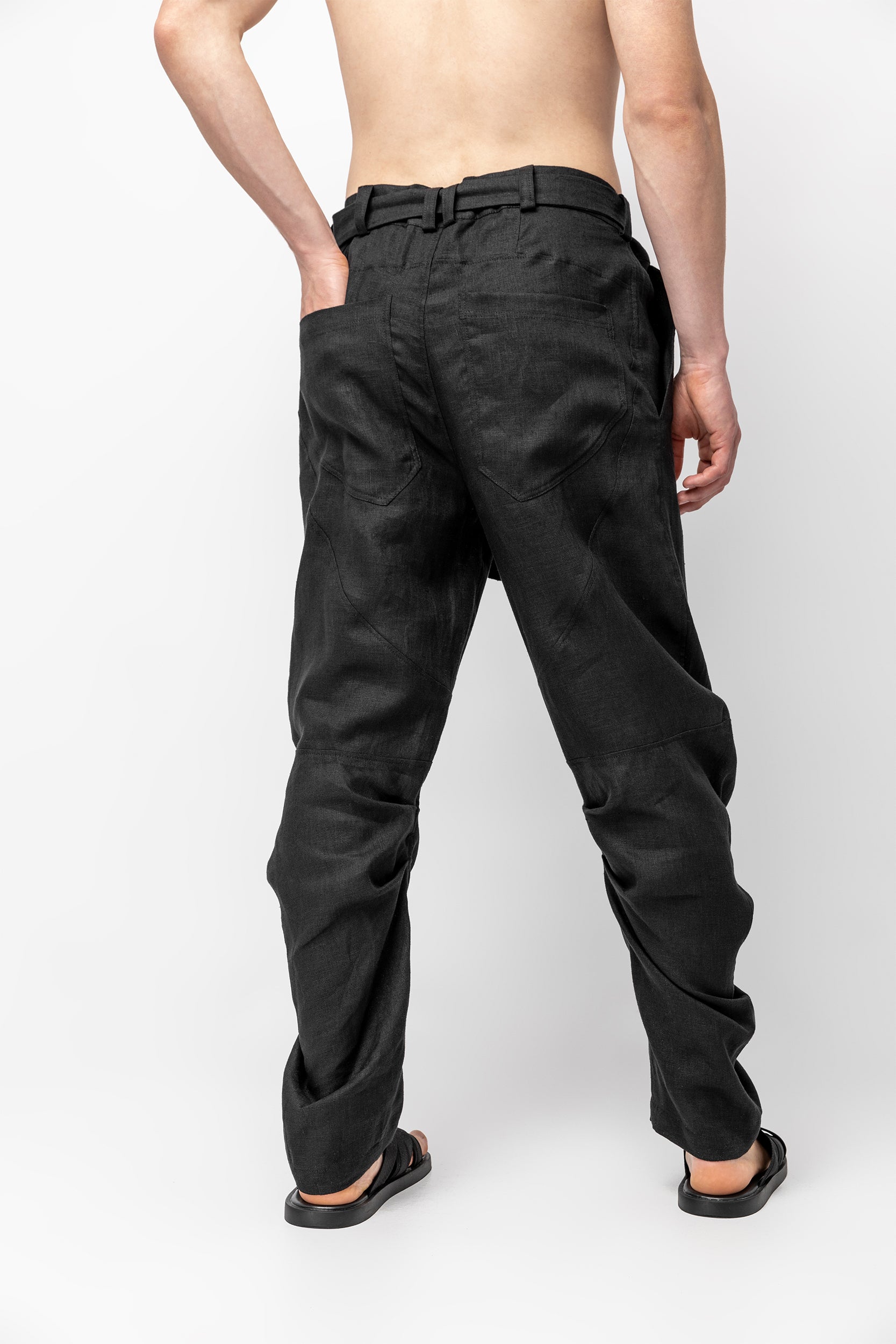 Kaihatsu Mens Pants Black