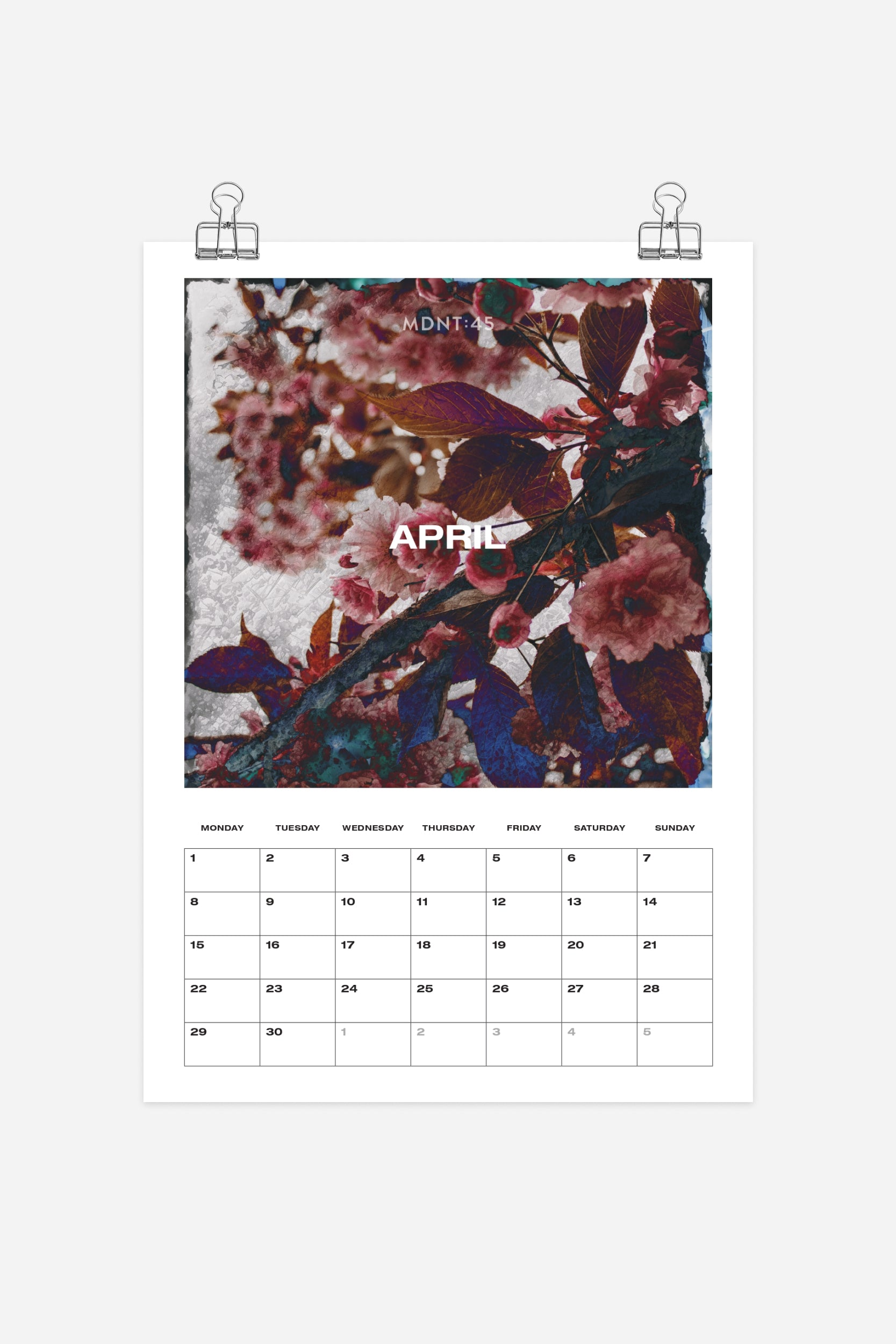Chromatic Symphony 2024 Calendar