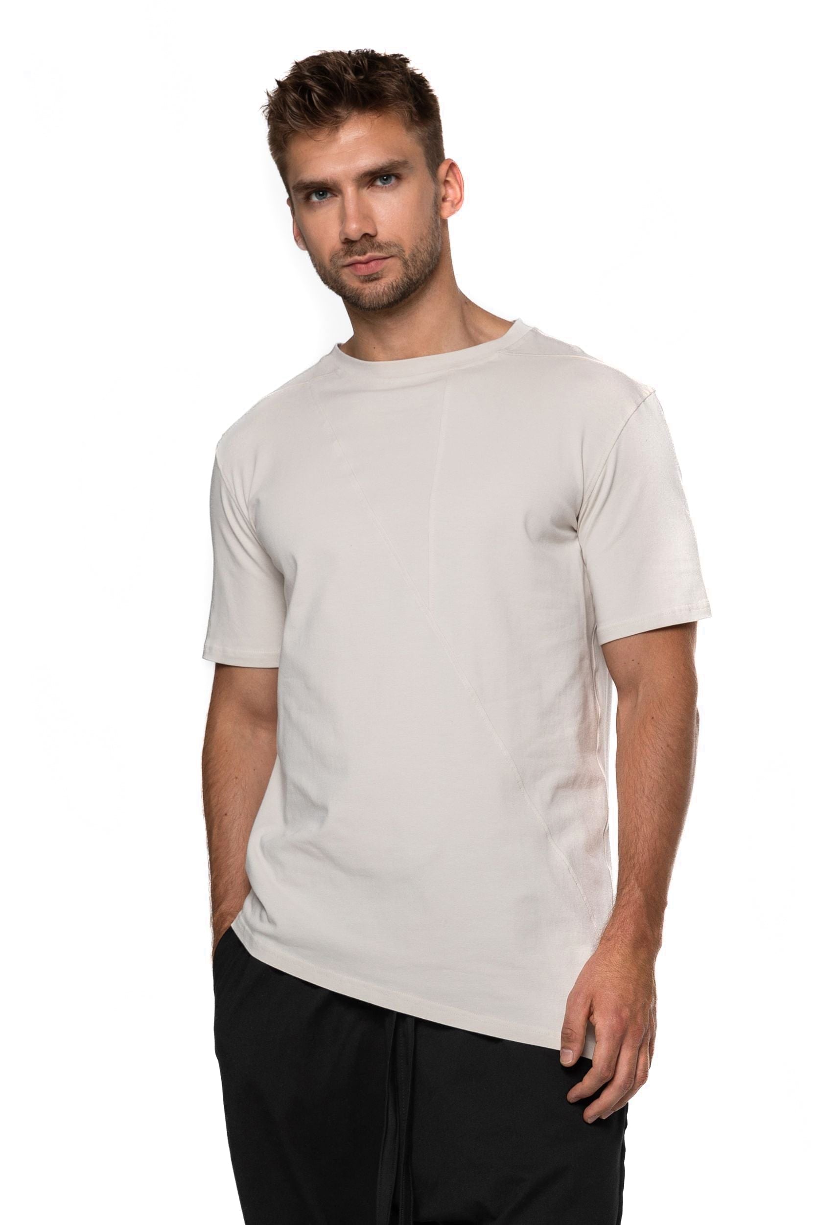Lightweight asymmetric T-shirt