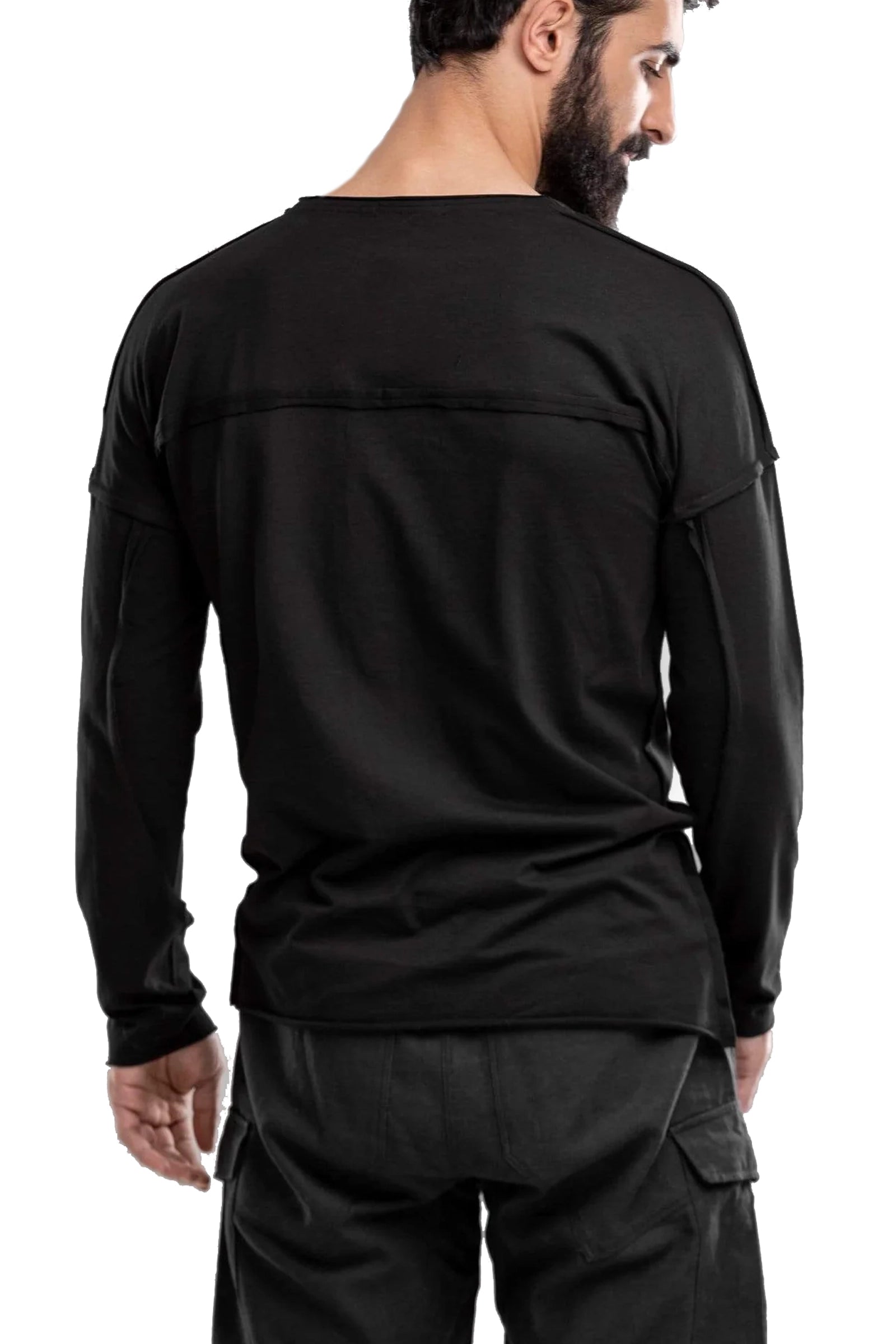 Bundle: 3x Black Long Sleeve T-shirt