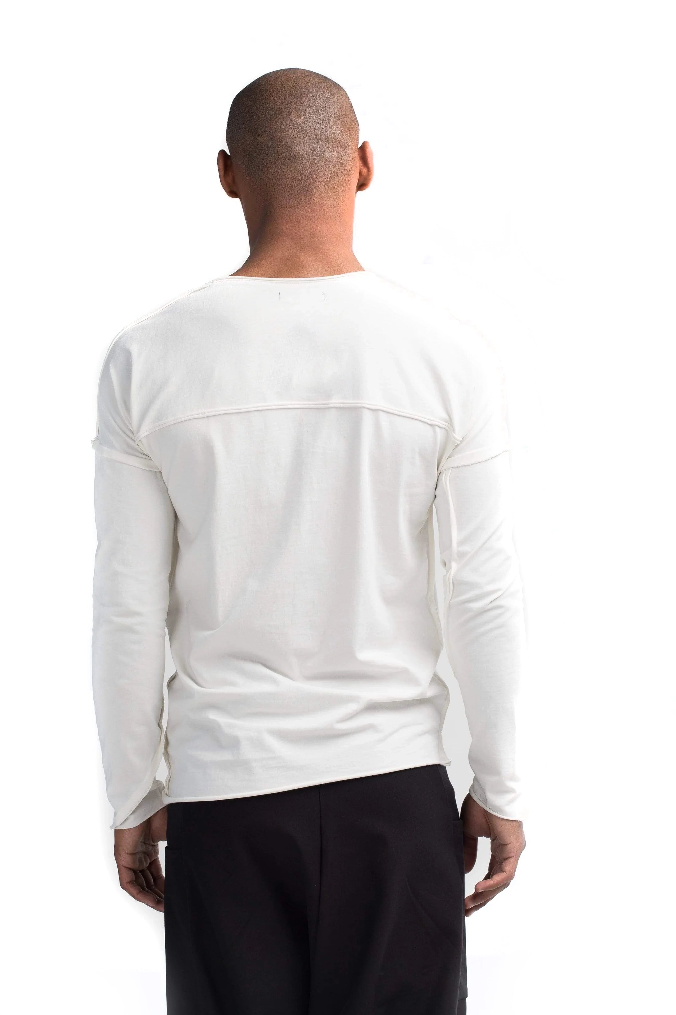 Bundle: 3x White Long Sleeve T-shirt