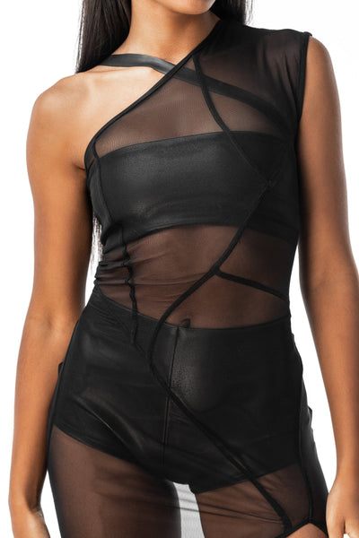 MDNT45 Black women dress Skia