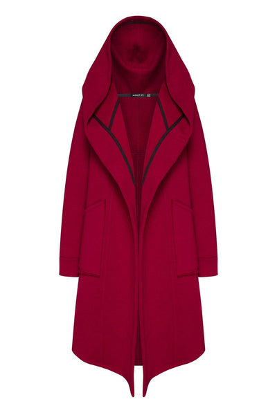 MDNT45 Coats & Jackets for Man Asymmetric hooded coat