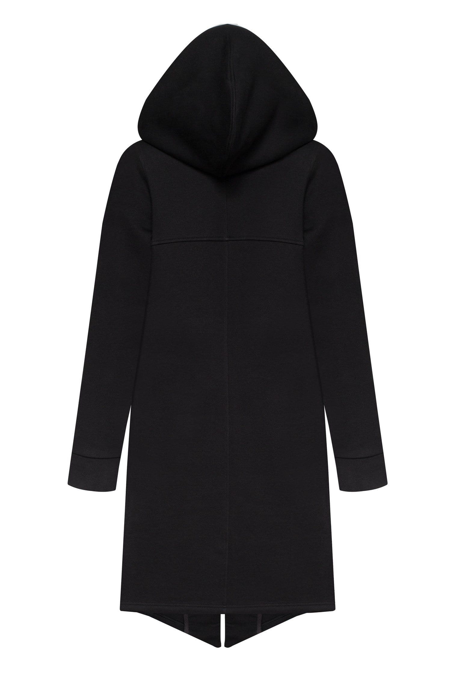 MDNT45 Coats & Jackets for Man Black hooded coat